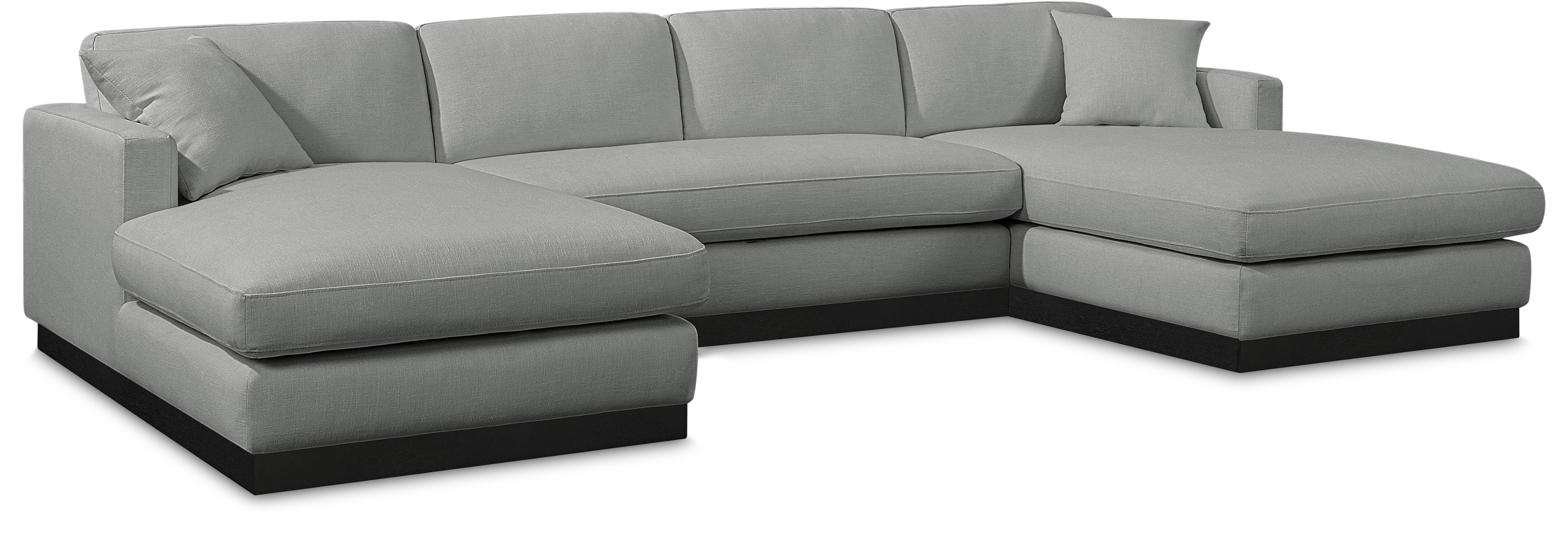 Johanna - 3 Piece Sectional - Gray