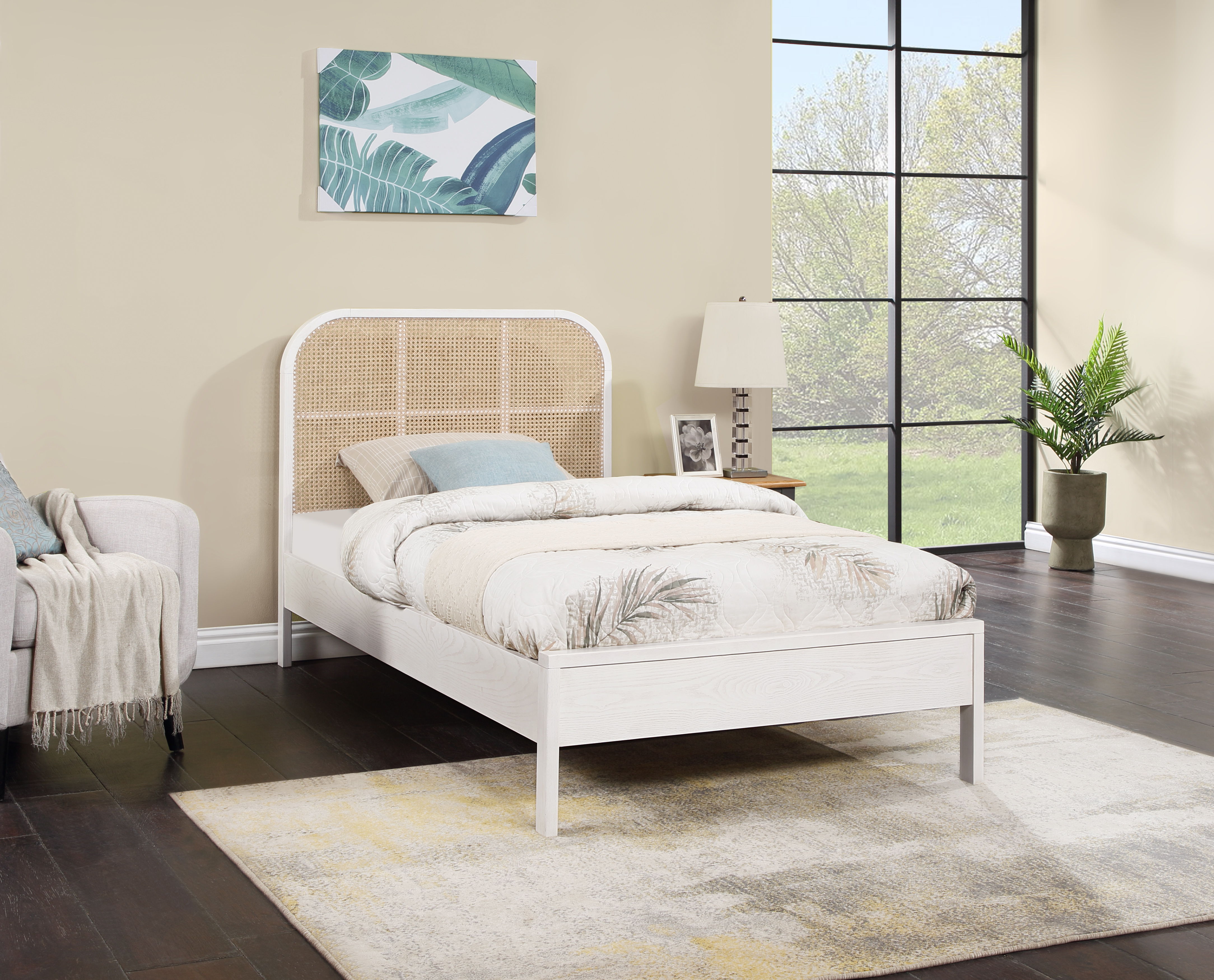 Siena - Twin Bed - White