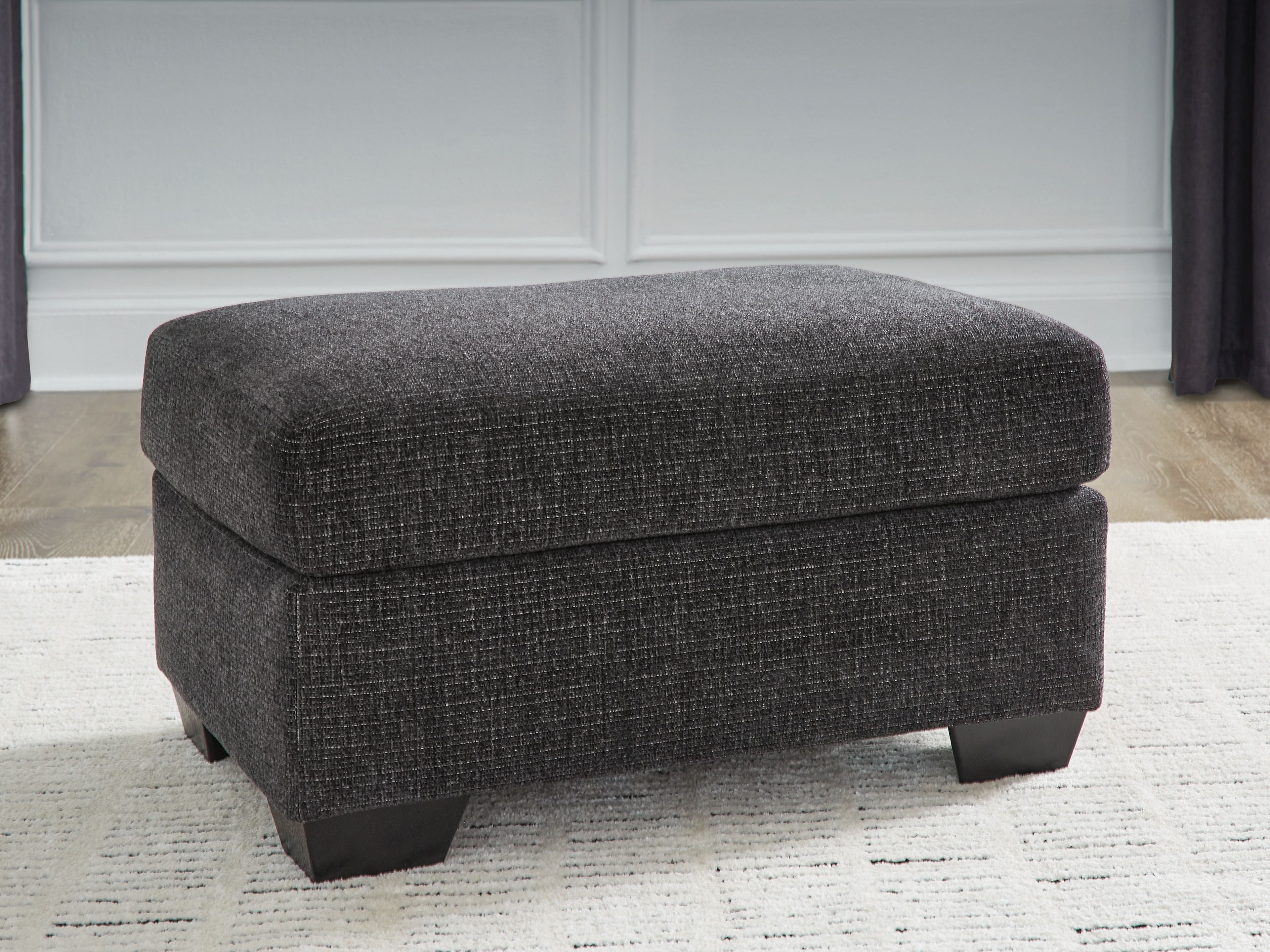 Loreo - Ottoman - Ebony