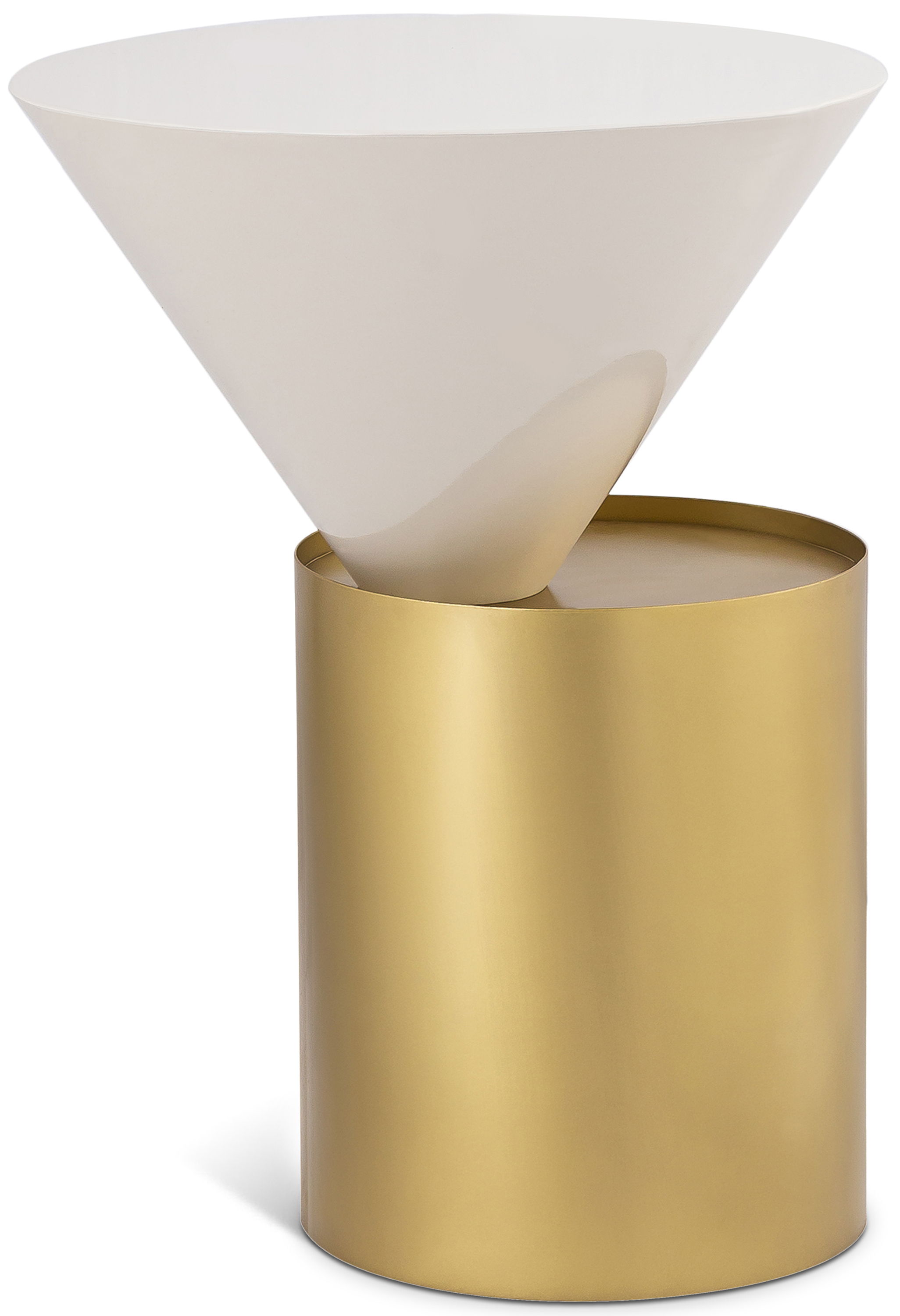 Damon - End Table - White