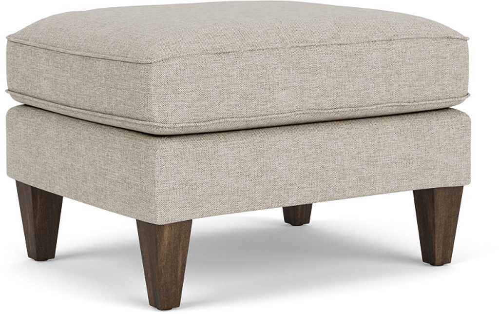 Digby - Fabric Ottoman, light gray, view 2
