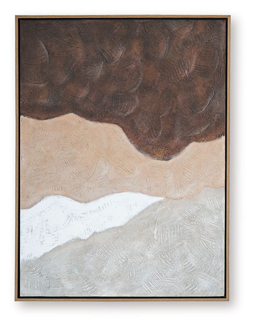 Ashley Furniture Fanthorne - Wall Art - Tan / Brown / White - Image 5