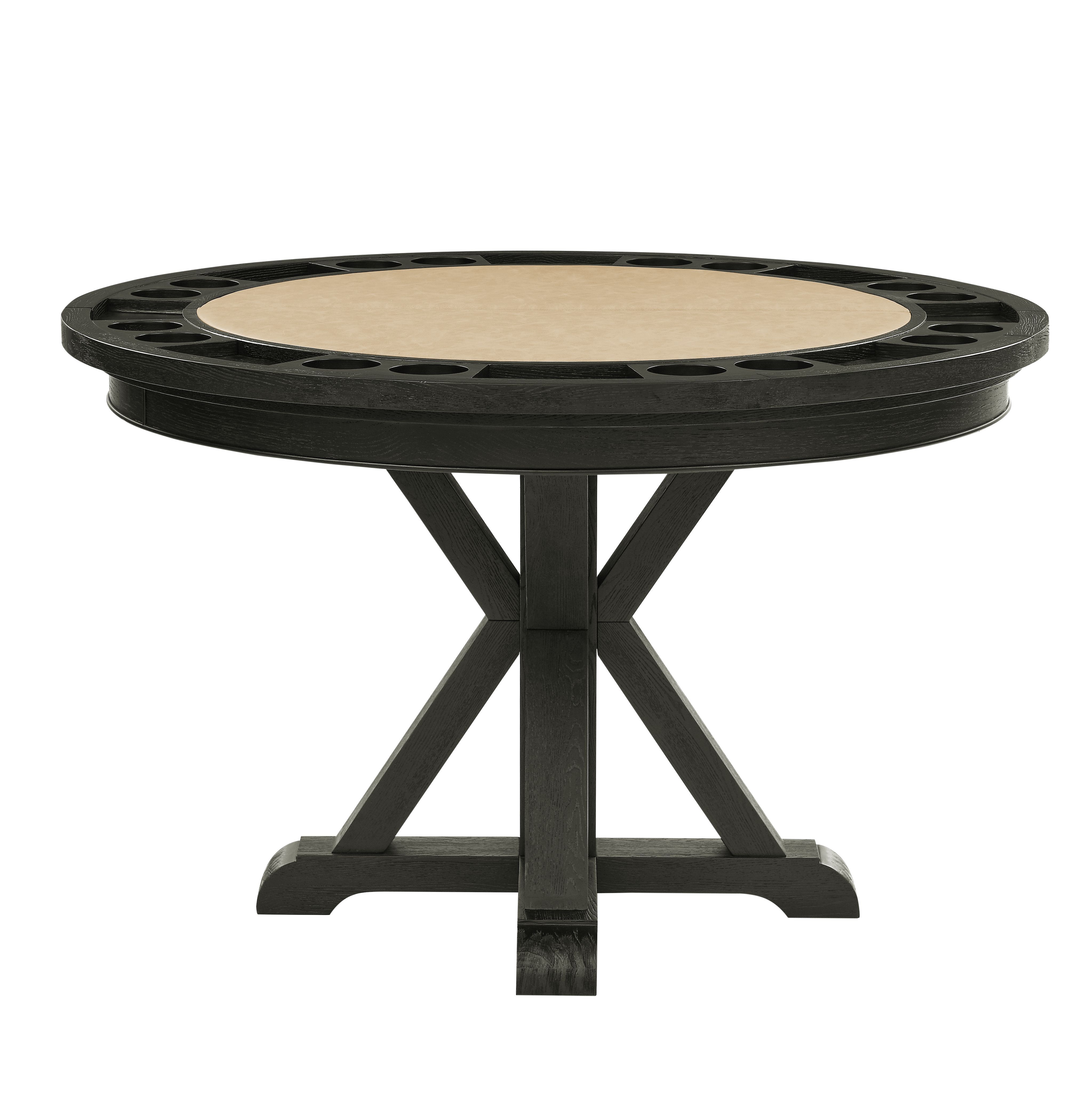 Rylie - Dining Table With Game Top - Black