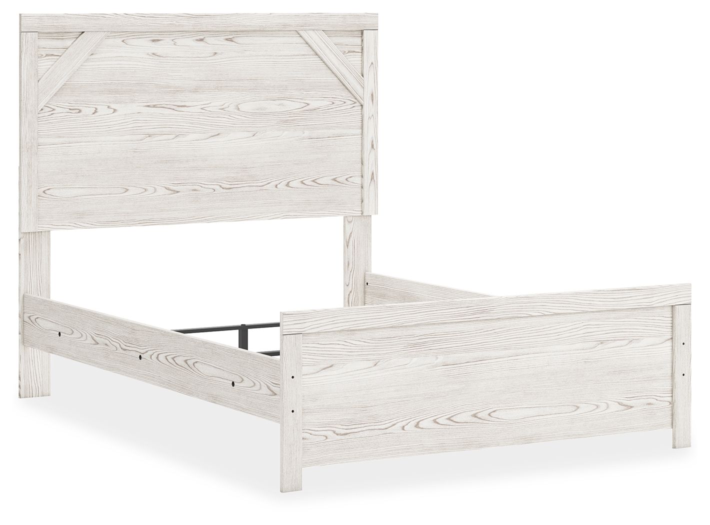 Ashley Furniture Gerridan - Full Panel Bed - White / Gray - Image 9