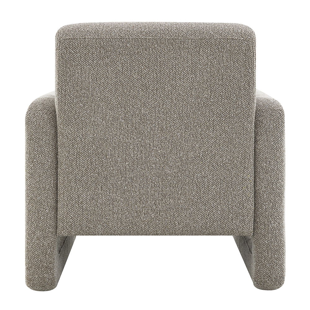 Glenda - Accent Chair - Gray Chenille, gray, view 4