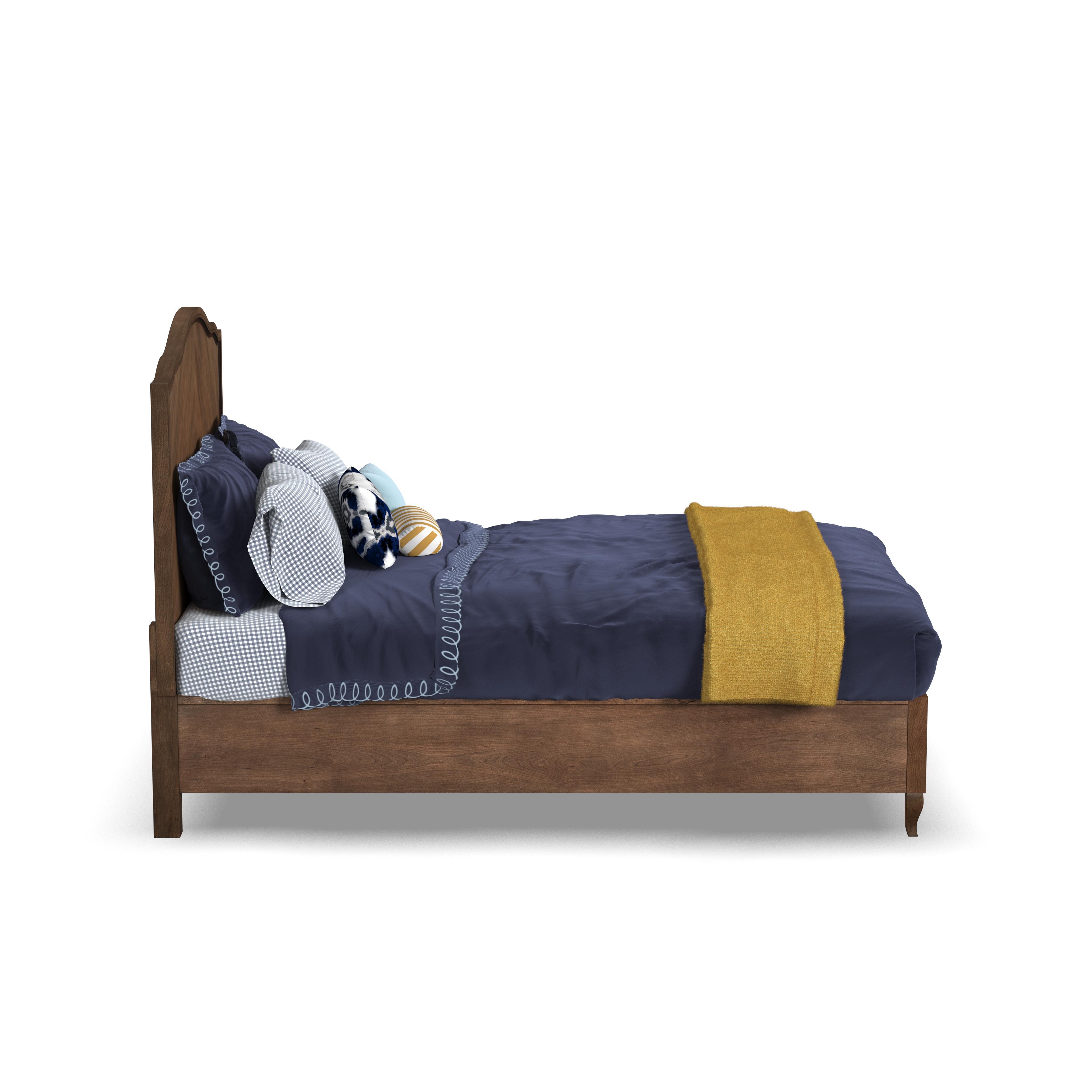 Bellevue - Queen Bed - Dark Brown, dark brown, view 3