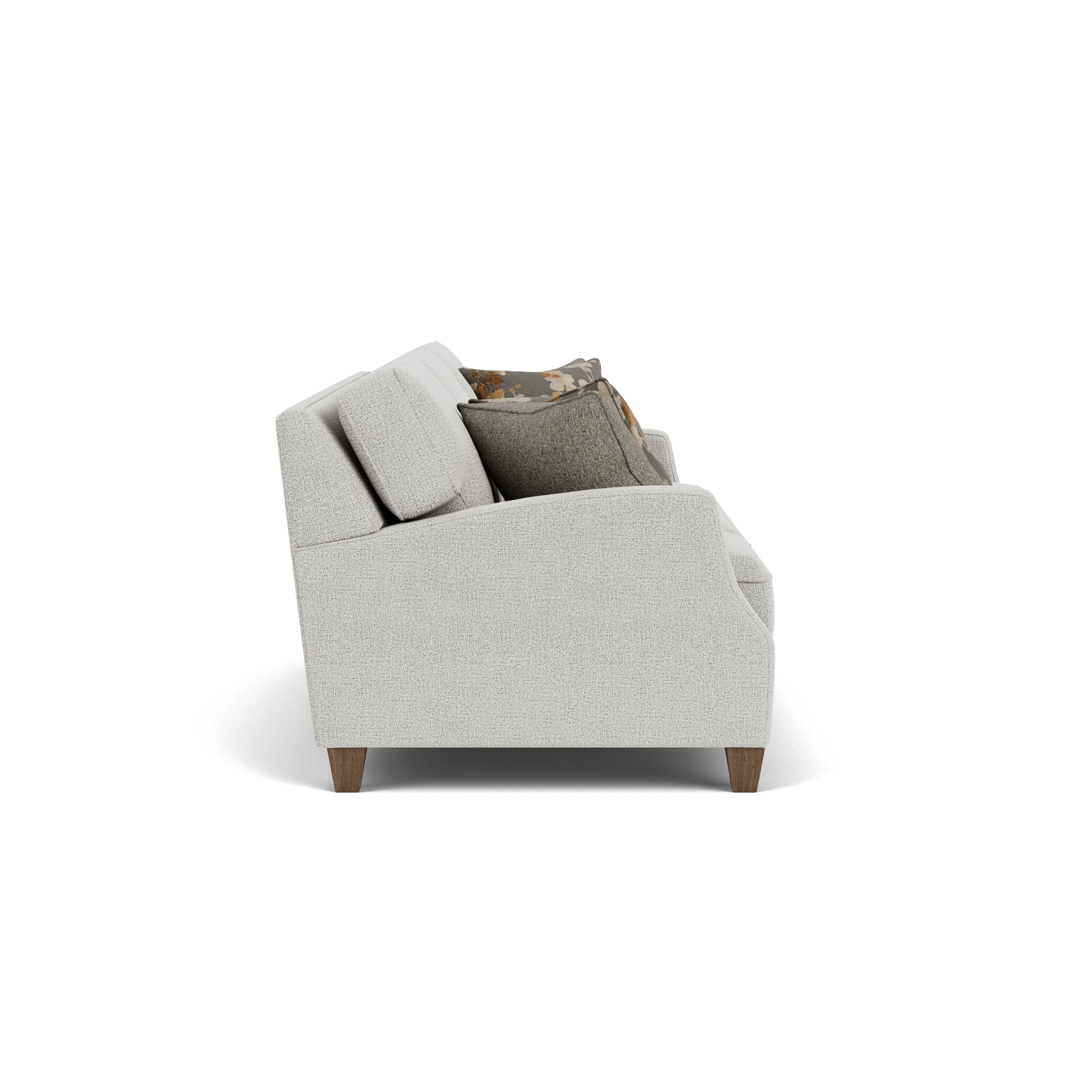 Lennox - Fabric Sofa, light gray, view 6