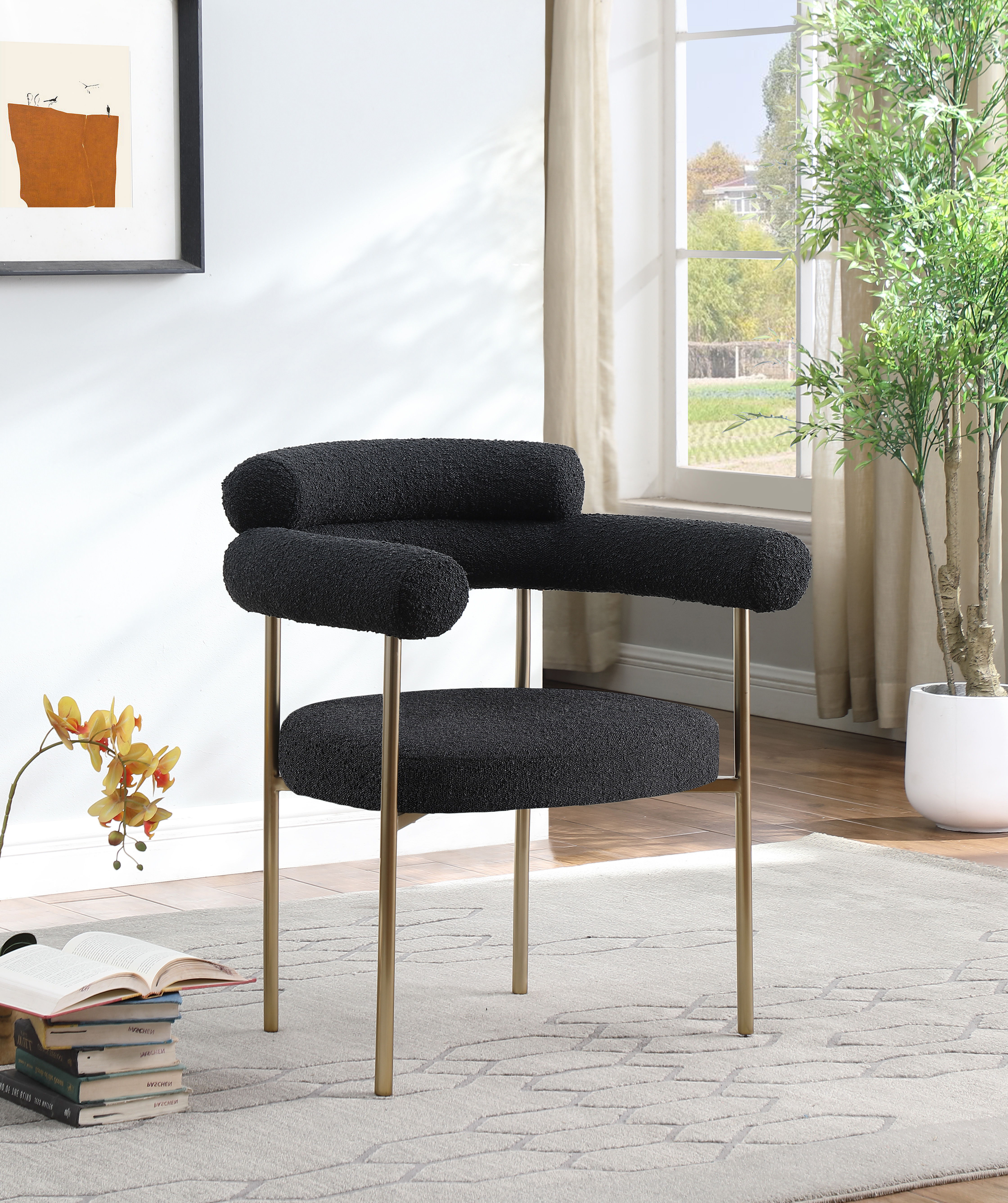 Blake - Fabric Dining Chair (Set of 2) - Black