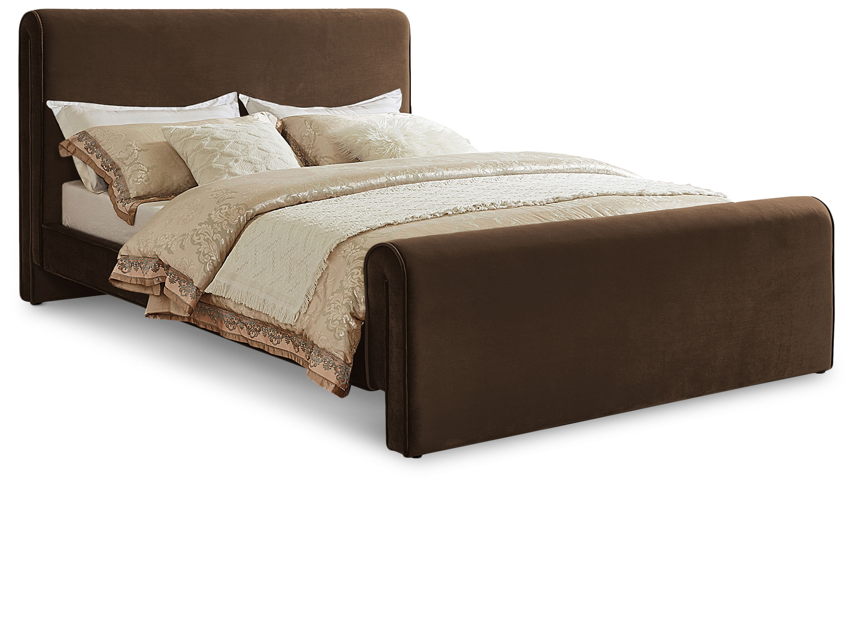 Sloan - King Bed - Brown