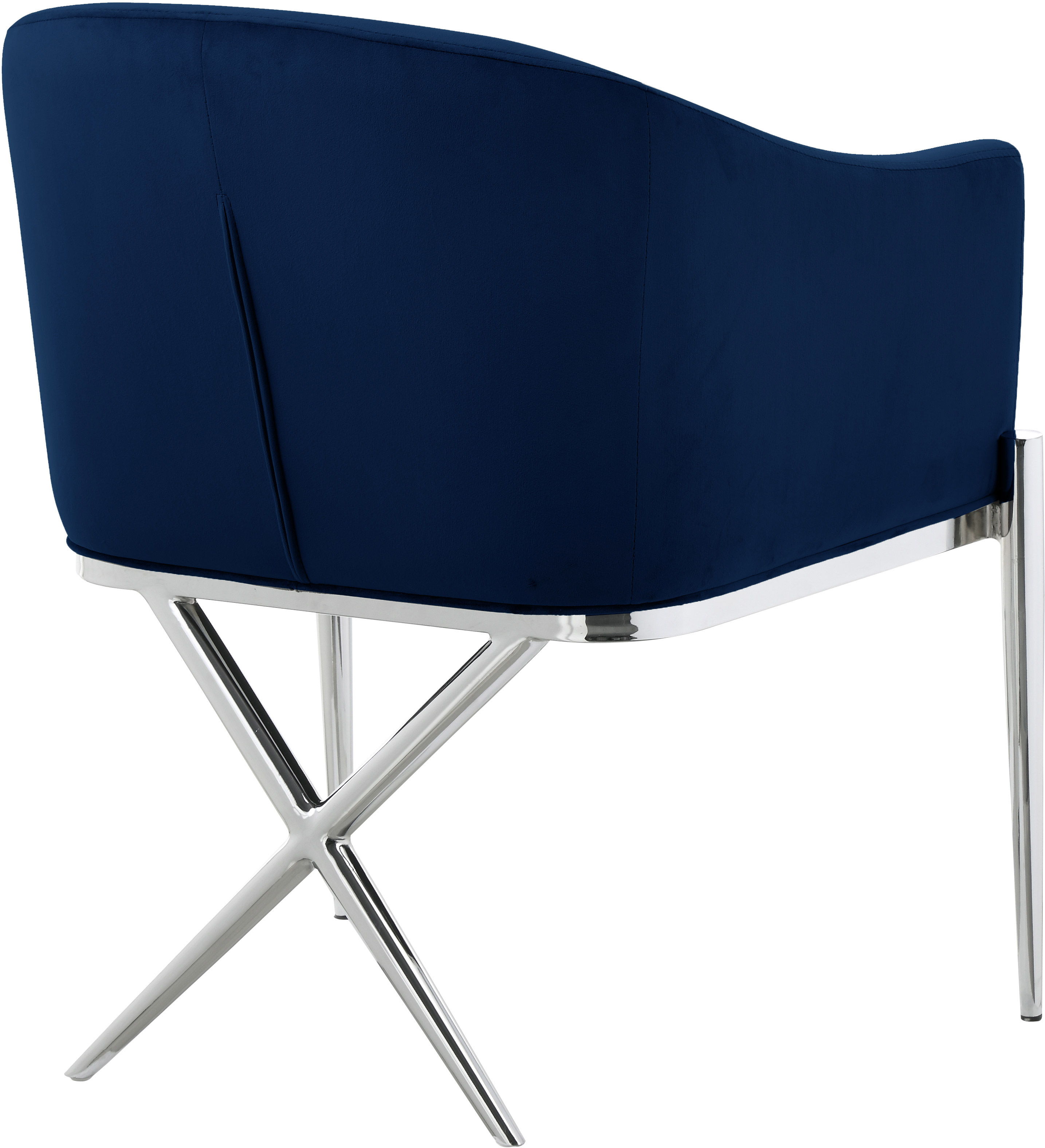 Xavier - Dining Chair - Navy- Fabric