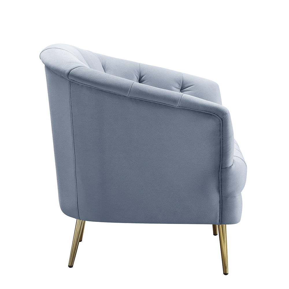 Bayram - Sofa - Light Gray Velvet, light gray, view 4