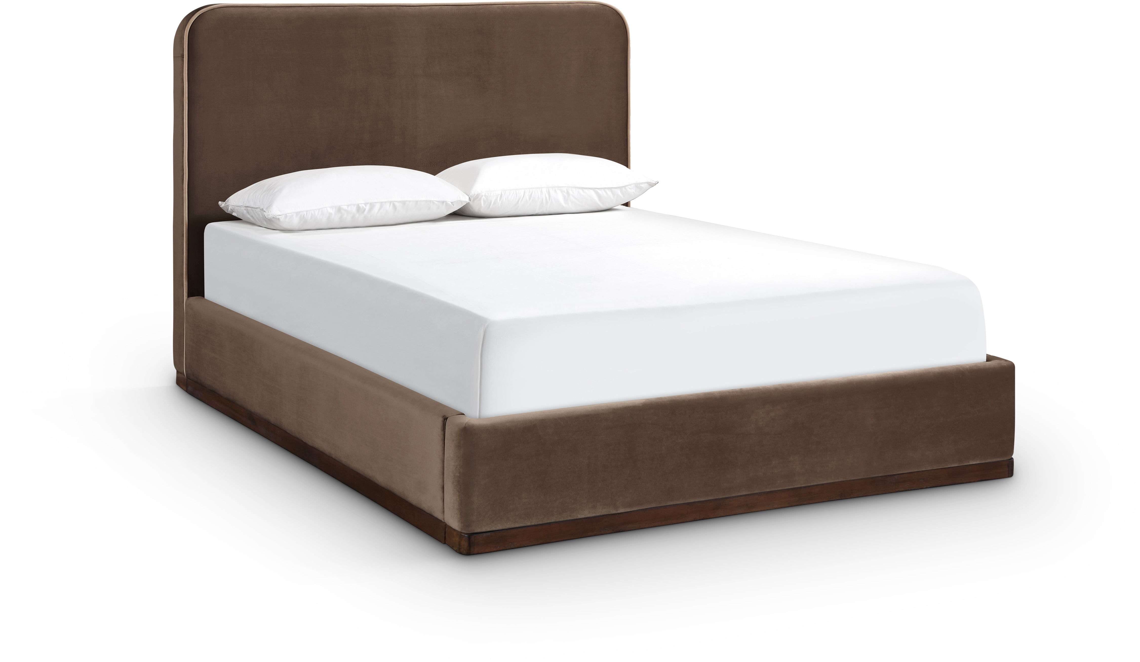 Rava - King Bed - Brown / Beige