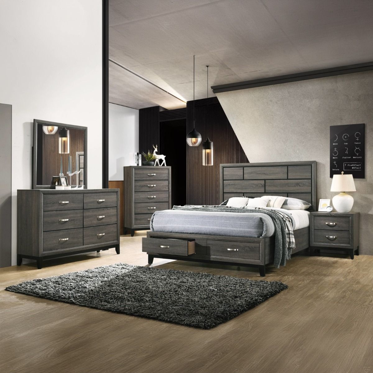 Valdemar - Chest - Weathered Gray, dark gray, view 7