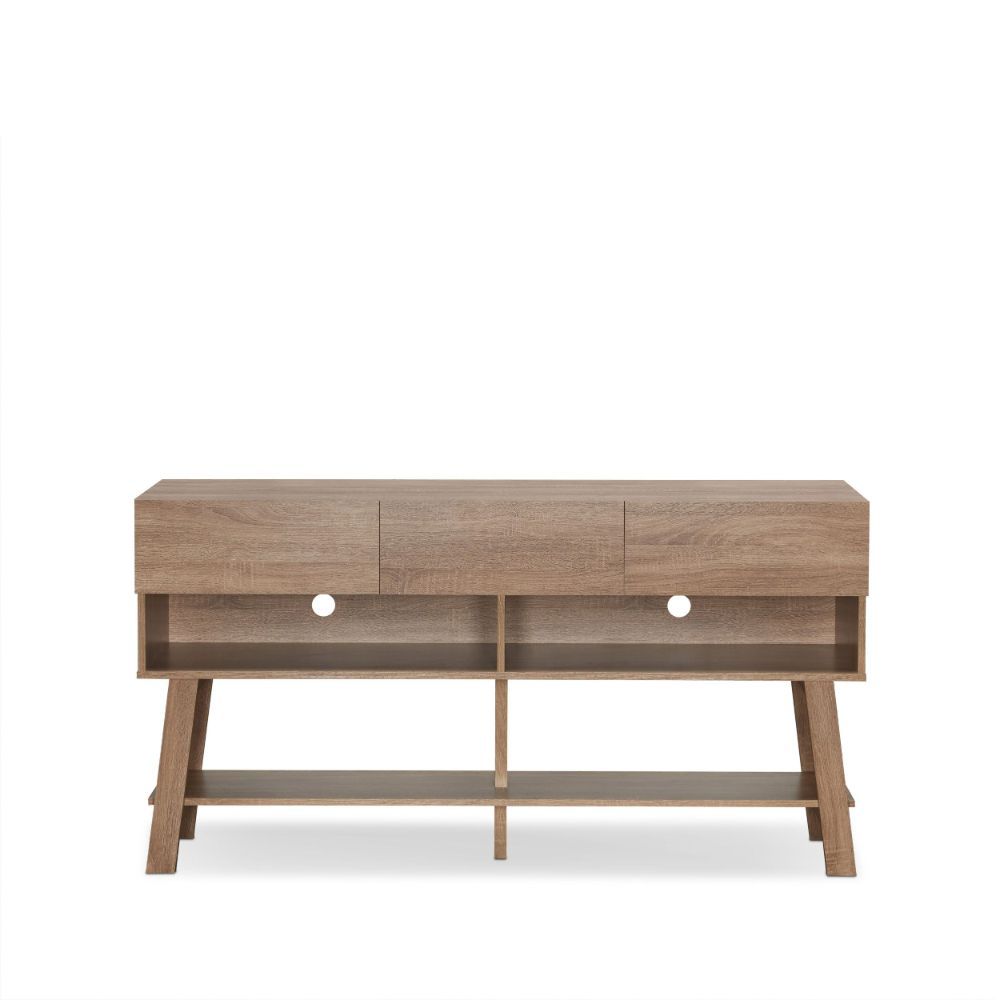 Ariza - TV Stand - Rustic Natural, beige, view 2