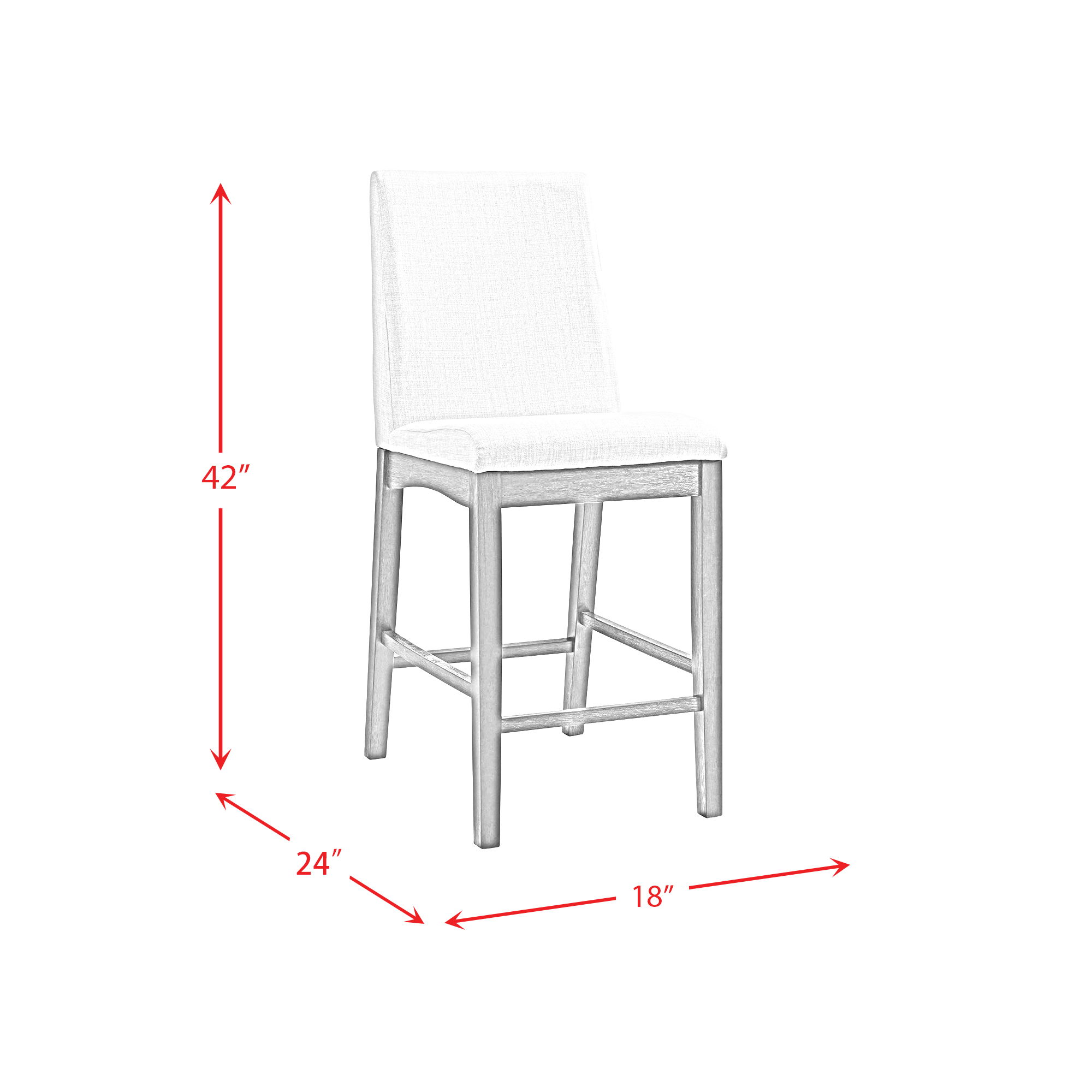 Dapper - Counter Height Side Chair (Set of 2) - Walnut