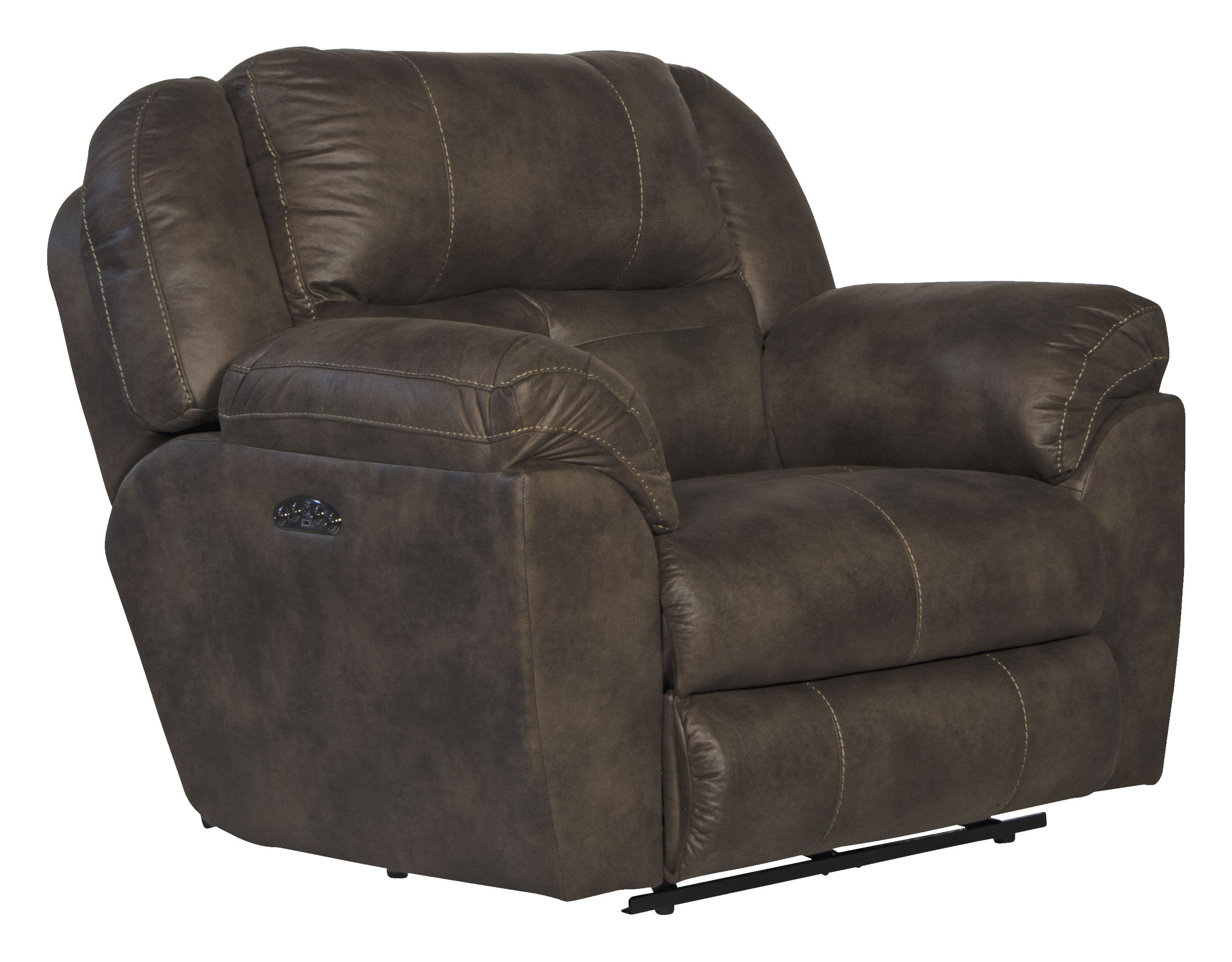 Ferrington - Power Lay Flat Recliner With Power Adjustable Headrest - Dusk