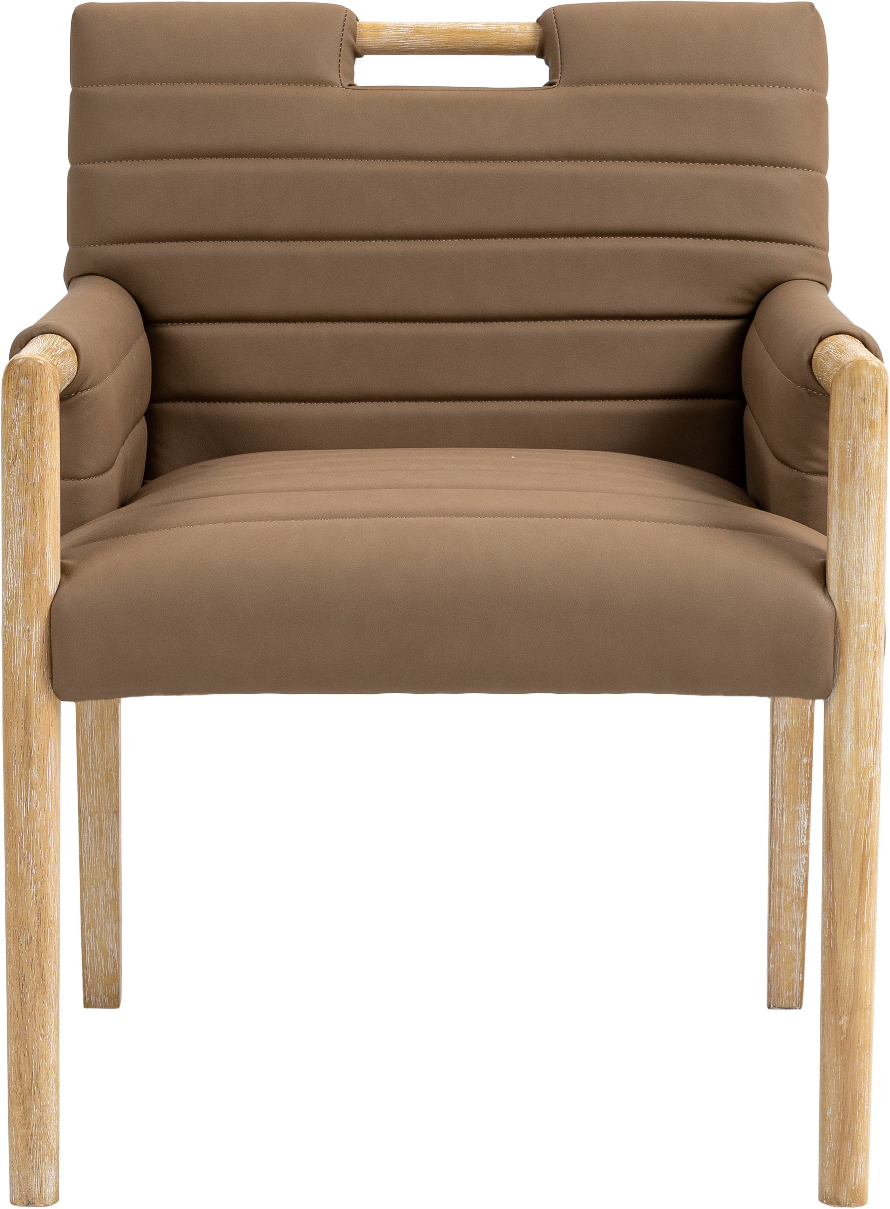Aimee - Dining Arm Chair - Brown