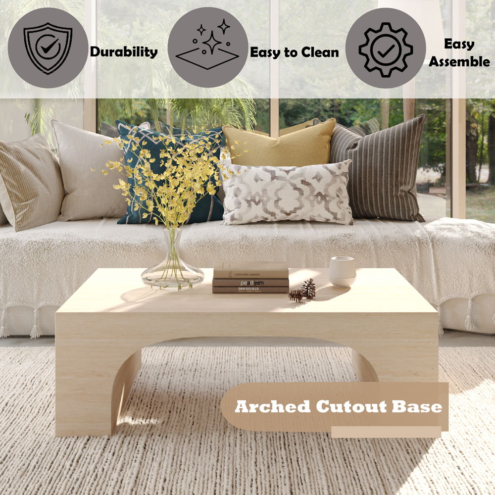 Inca - Coffee Table - Beige, beige, view 8