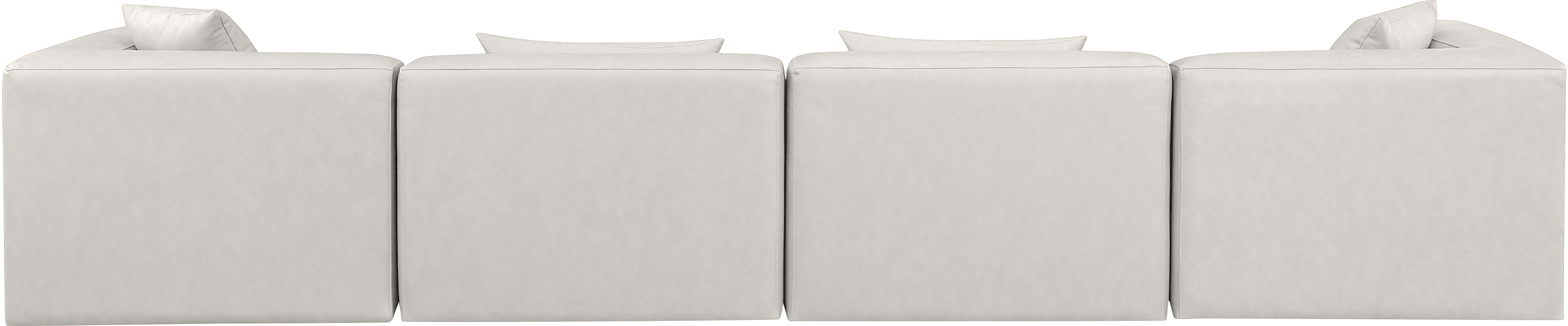 Cube - Modular 4 Piece Sofa - Cream
