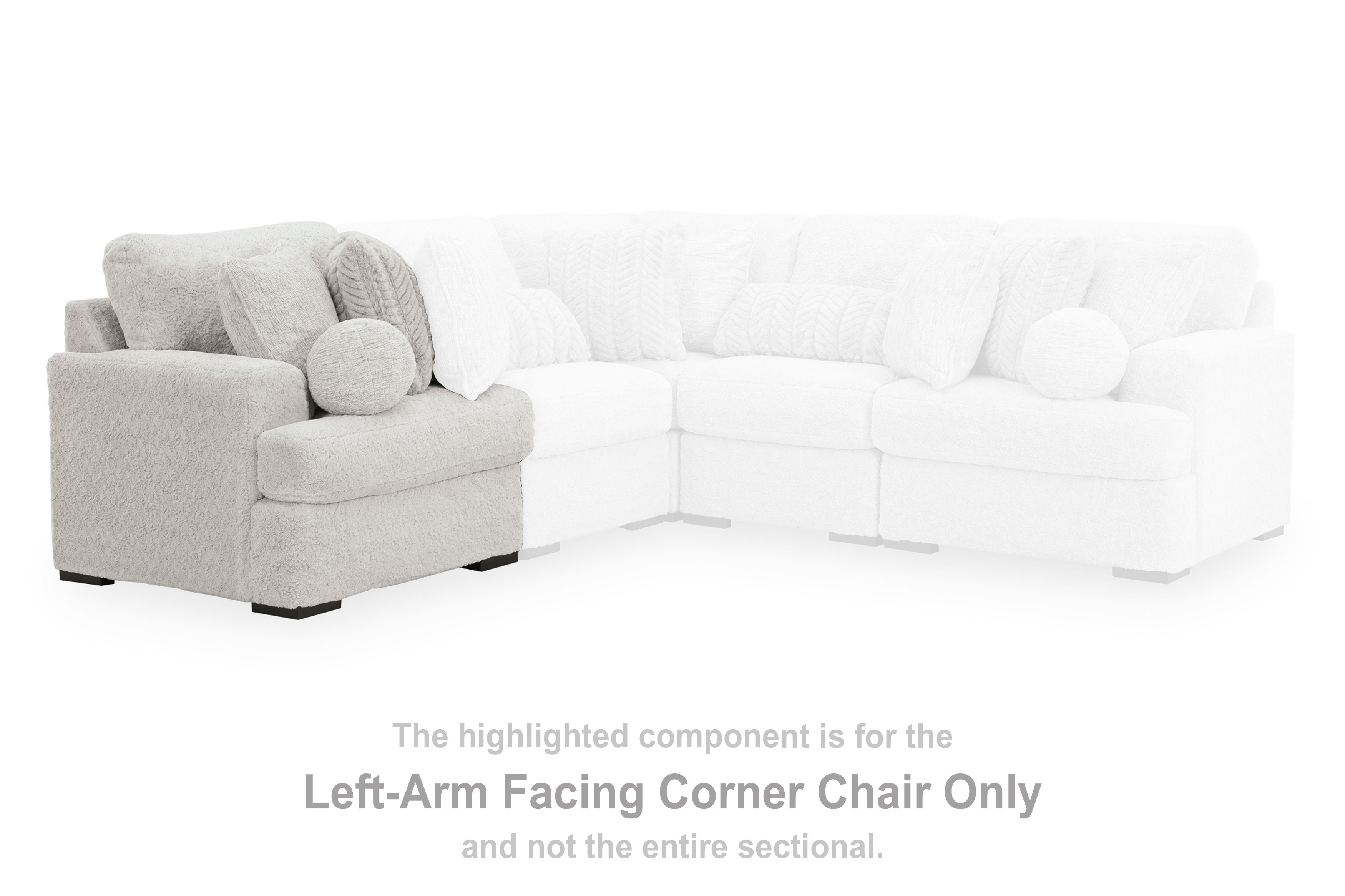 Cuddle Plush - LAF Corner Chair - Arctic
