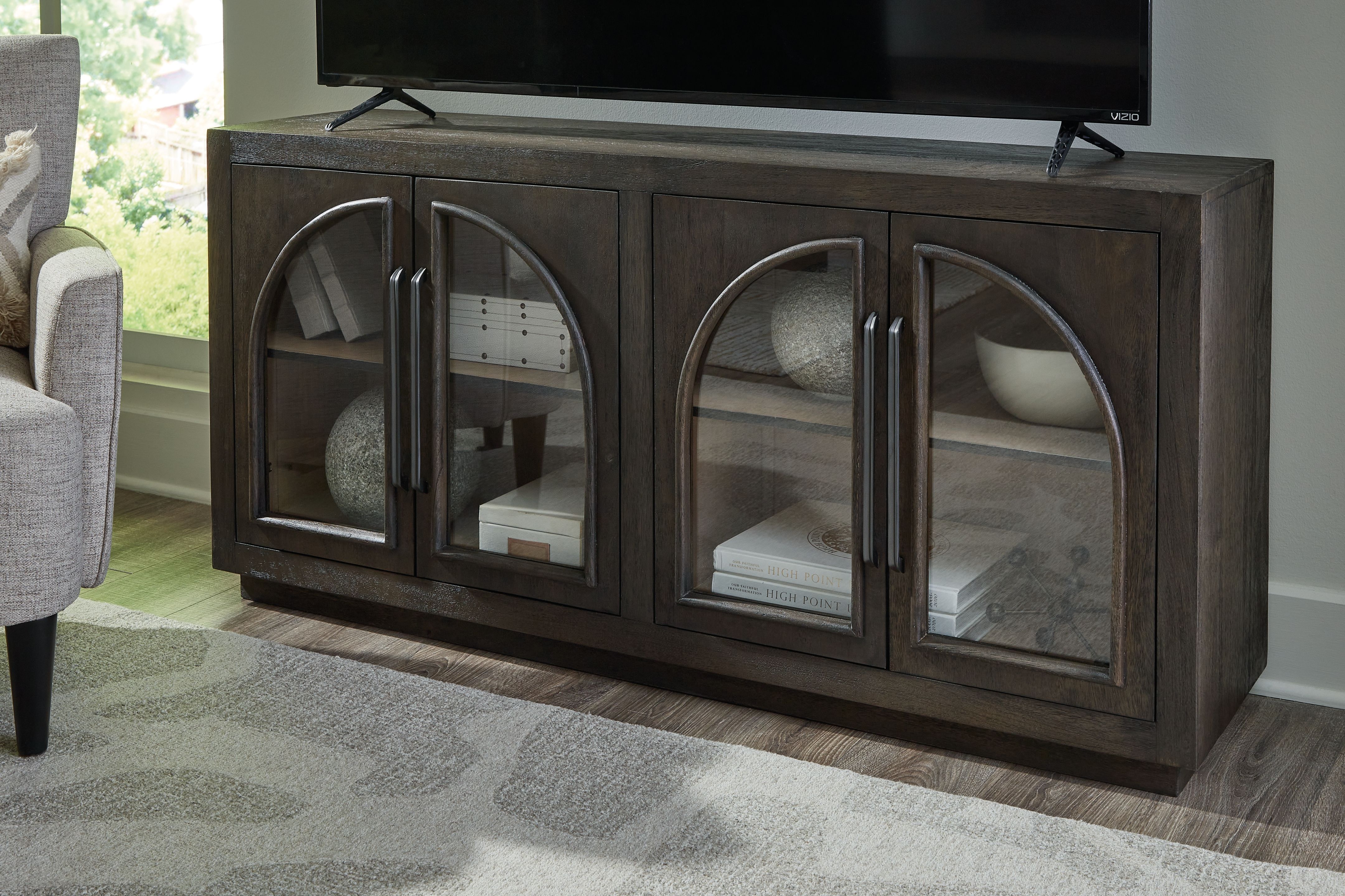 Ashley Furniture Dreley - Accent Cabinet - Grayish Brown - Image 6