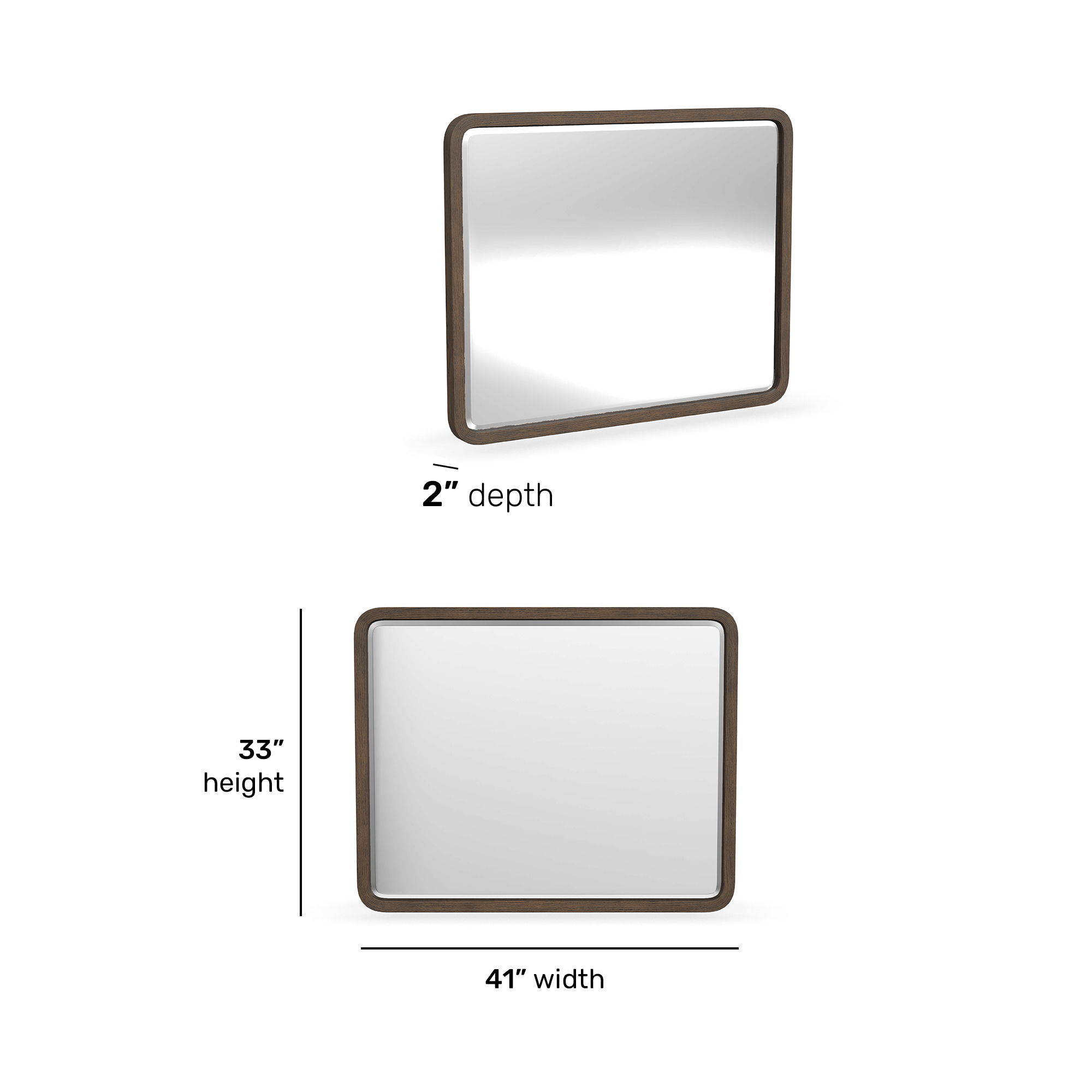 Athens - Mirror - Dark Brown, dark brown, view 7