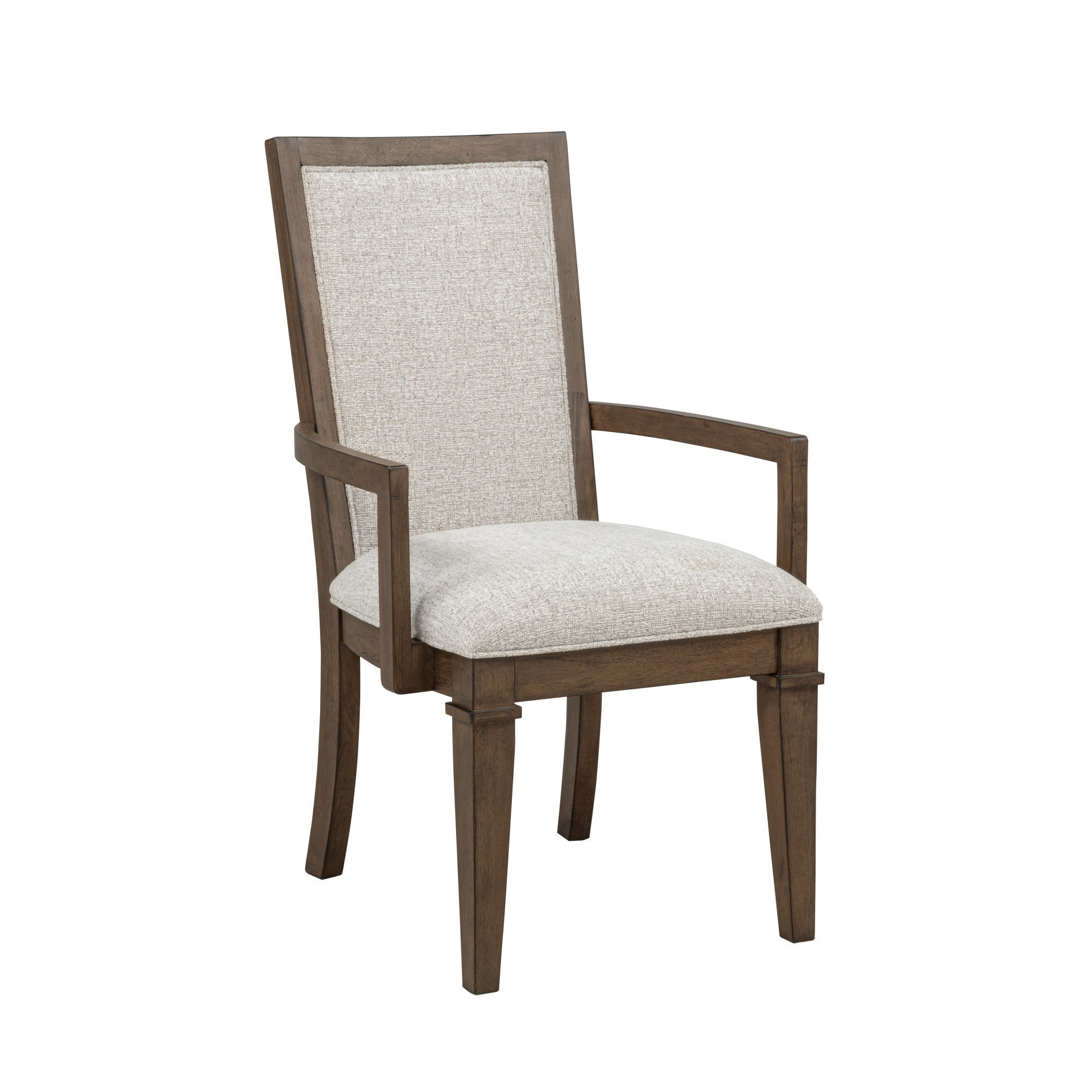 Mariana - Upholstered Arm Chair (Set of 2) - Vintage Mocha