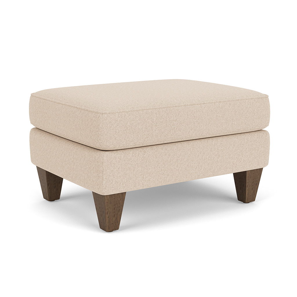 Westside - Leather Ottoman, dark brown, view 4