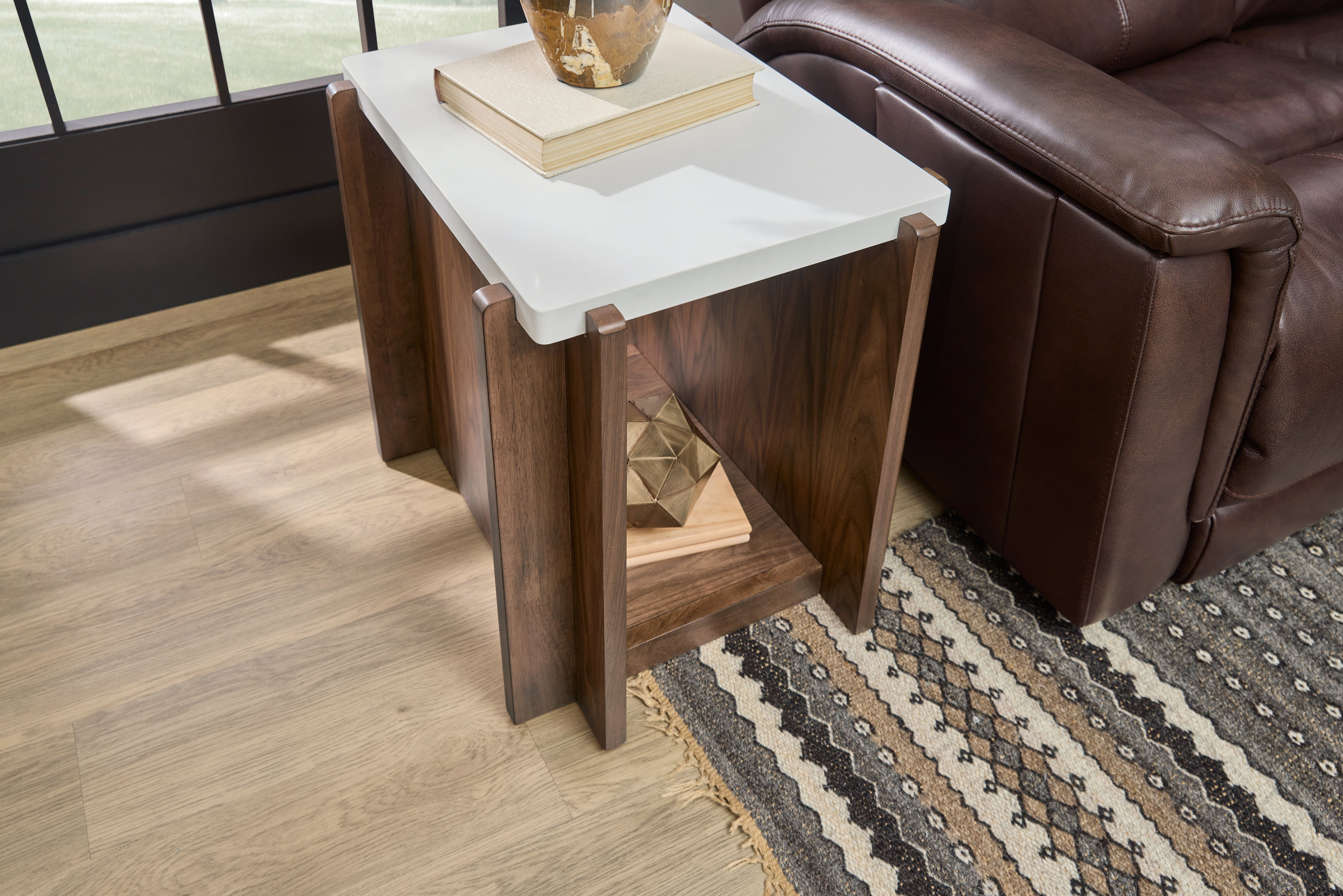 Lincoln - End Table - Light Brown, light brown, view 6