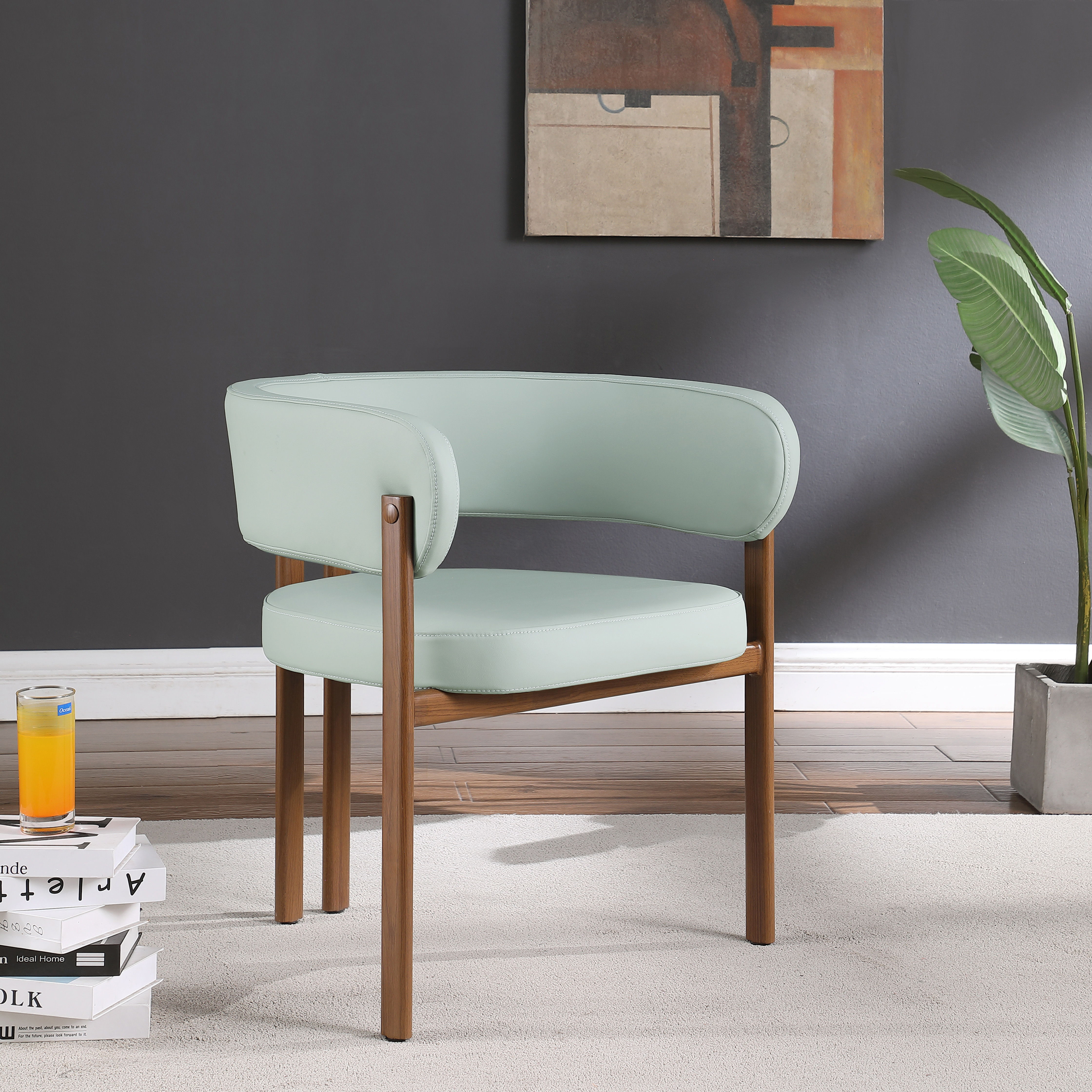 Gideon - Dining Chair (Set of 2) - Mint Green