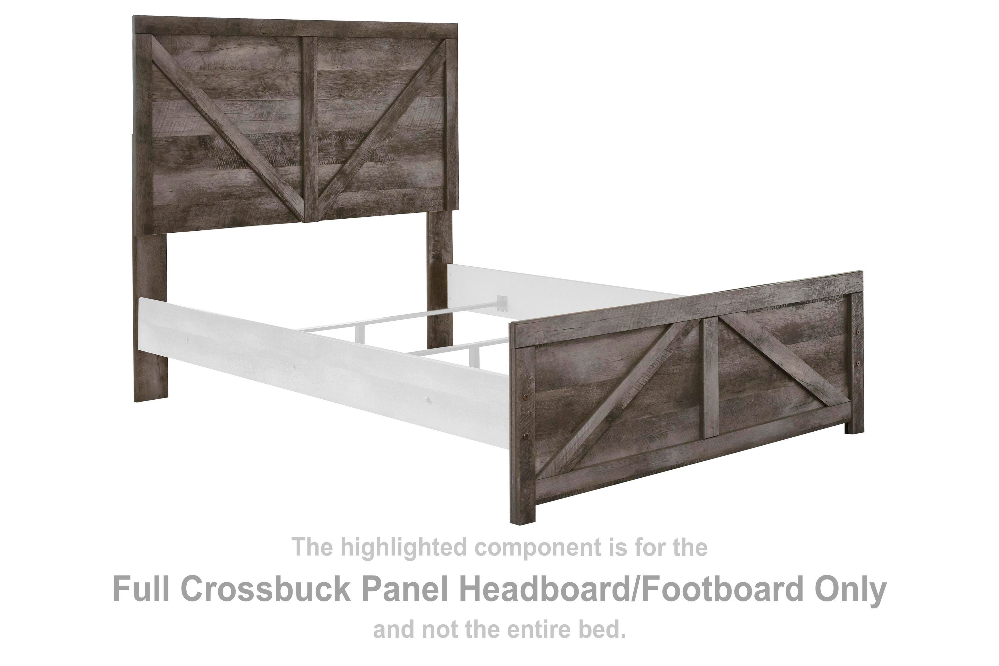 Wynnlow – Full Crossbuck Panel HDBD/Ftbd – Gray