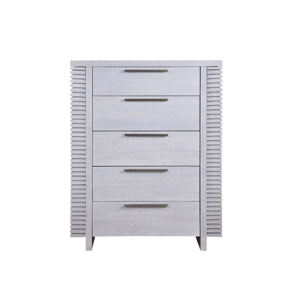 Aromas - Chest With Side Storage - White Oak, white, view 5