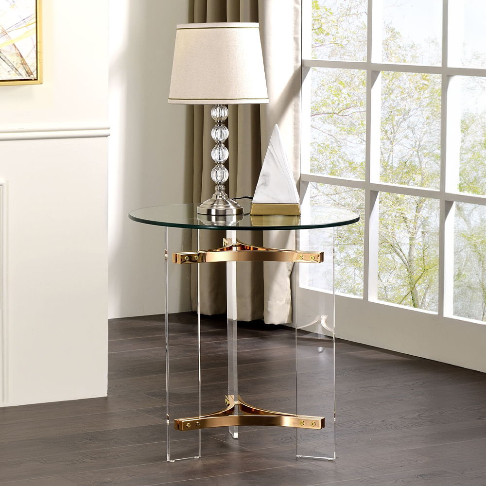 Sosi - End Table - Gold, gold, view 5