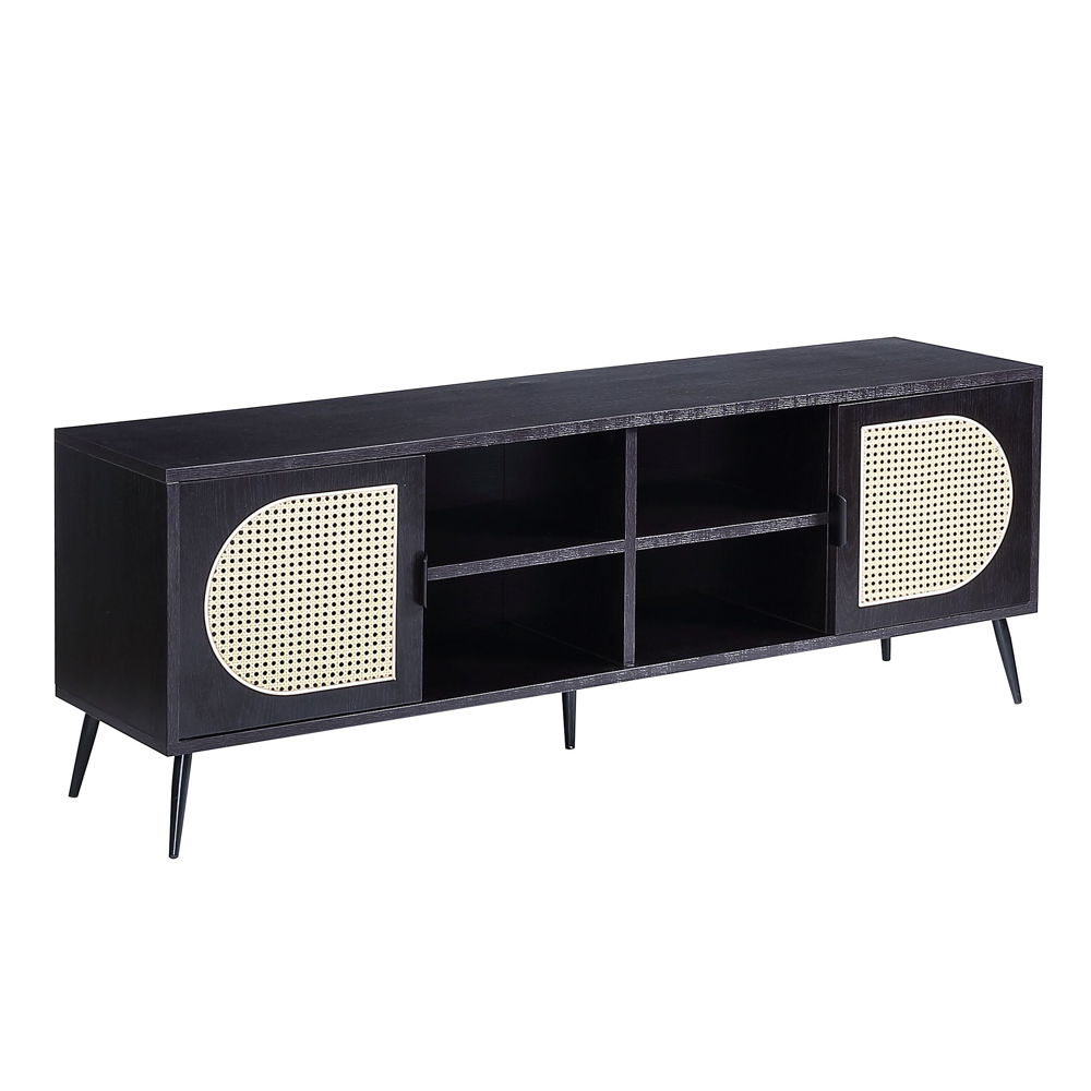 Colson - TV Stand - Black, black
