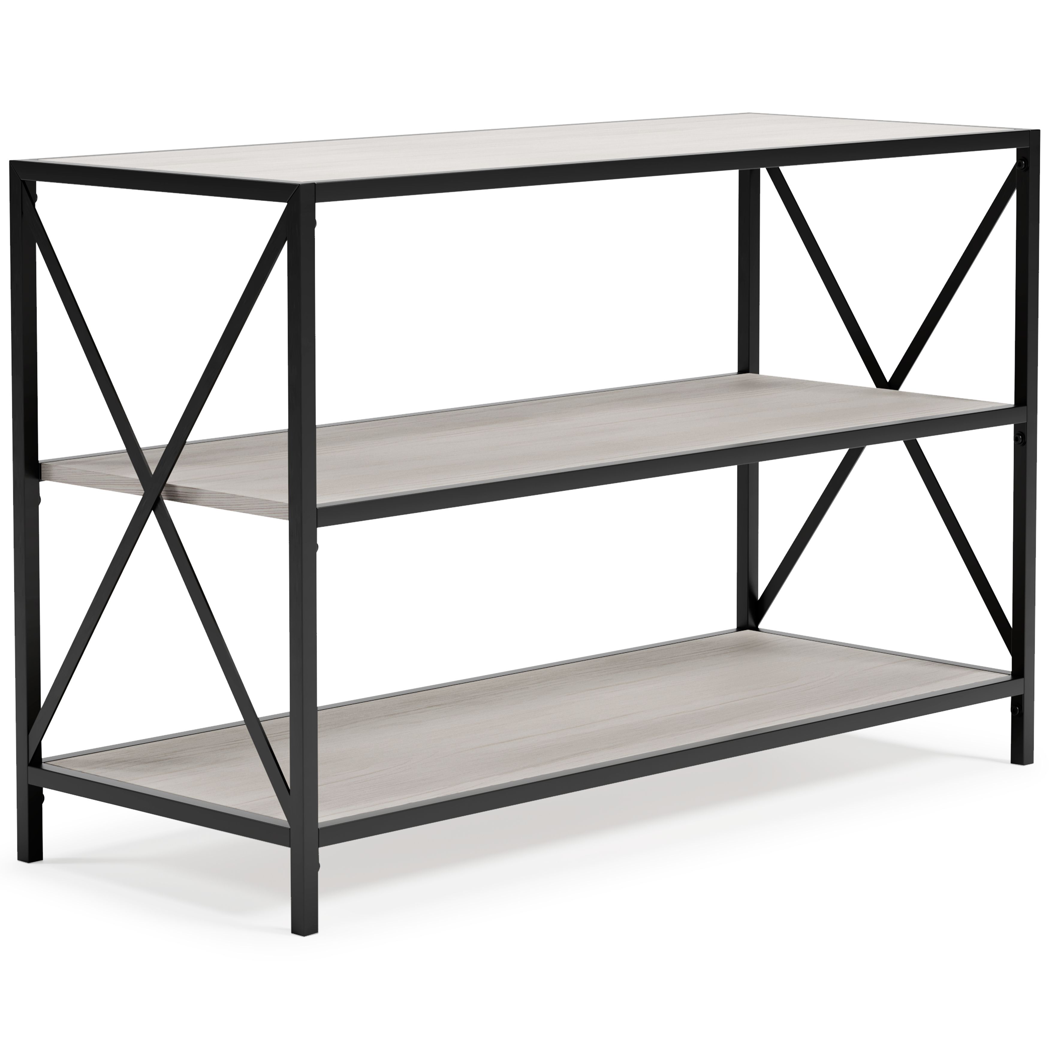 Ashley Bayflynn Bookcase - White/Black
