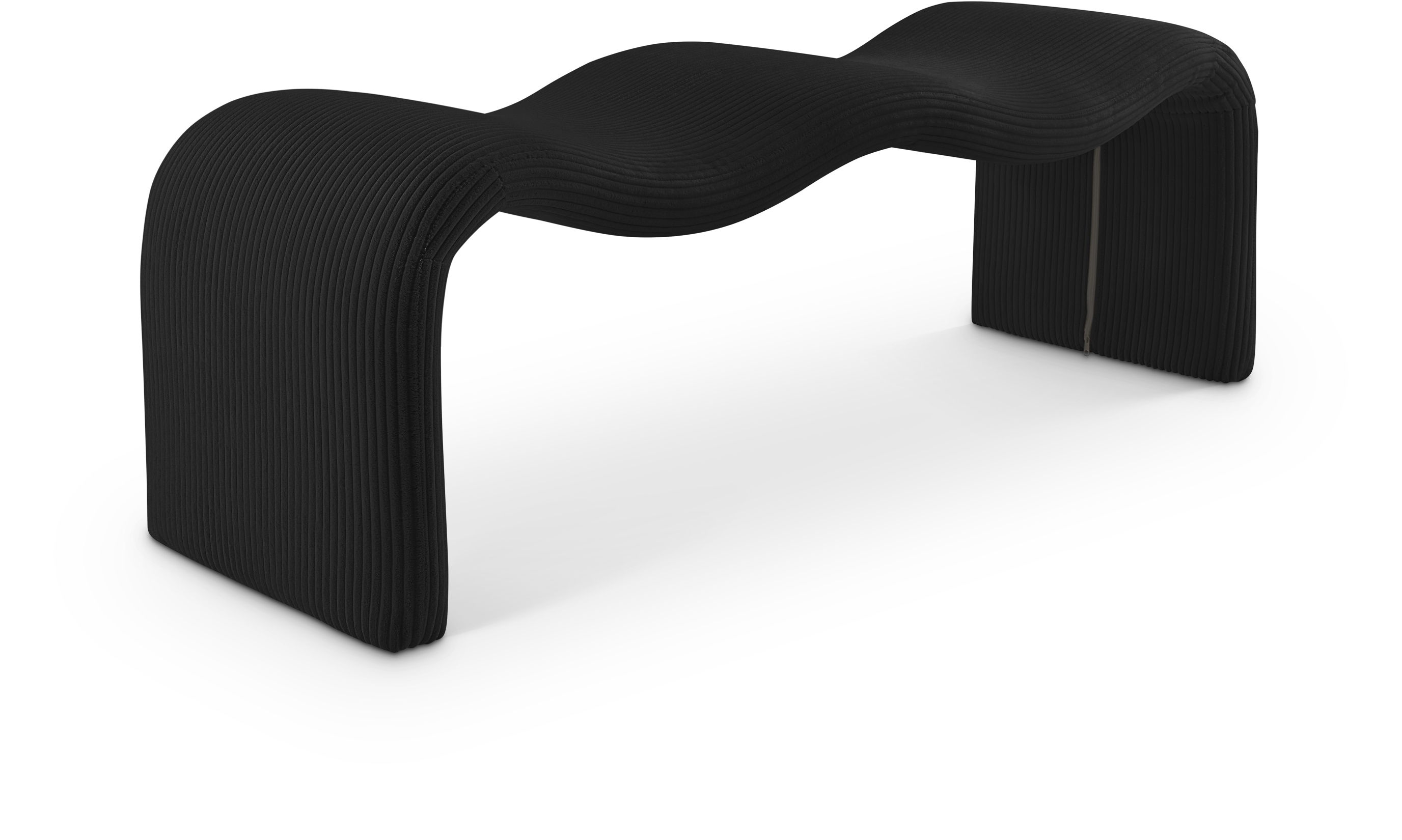 Willow - Corduroy Bench - Black