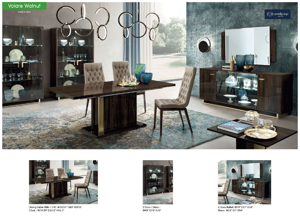 Volare - Dining Table - Dark Brown
