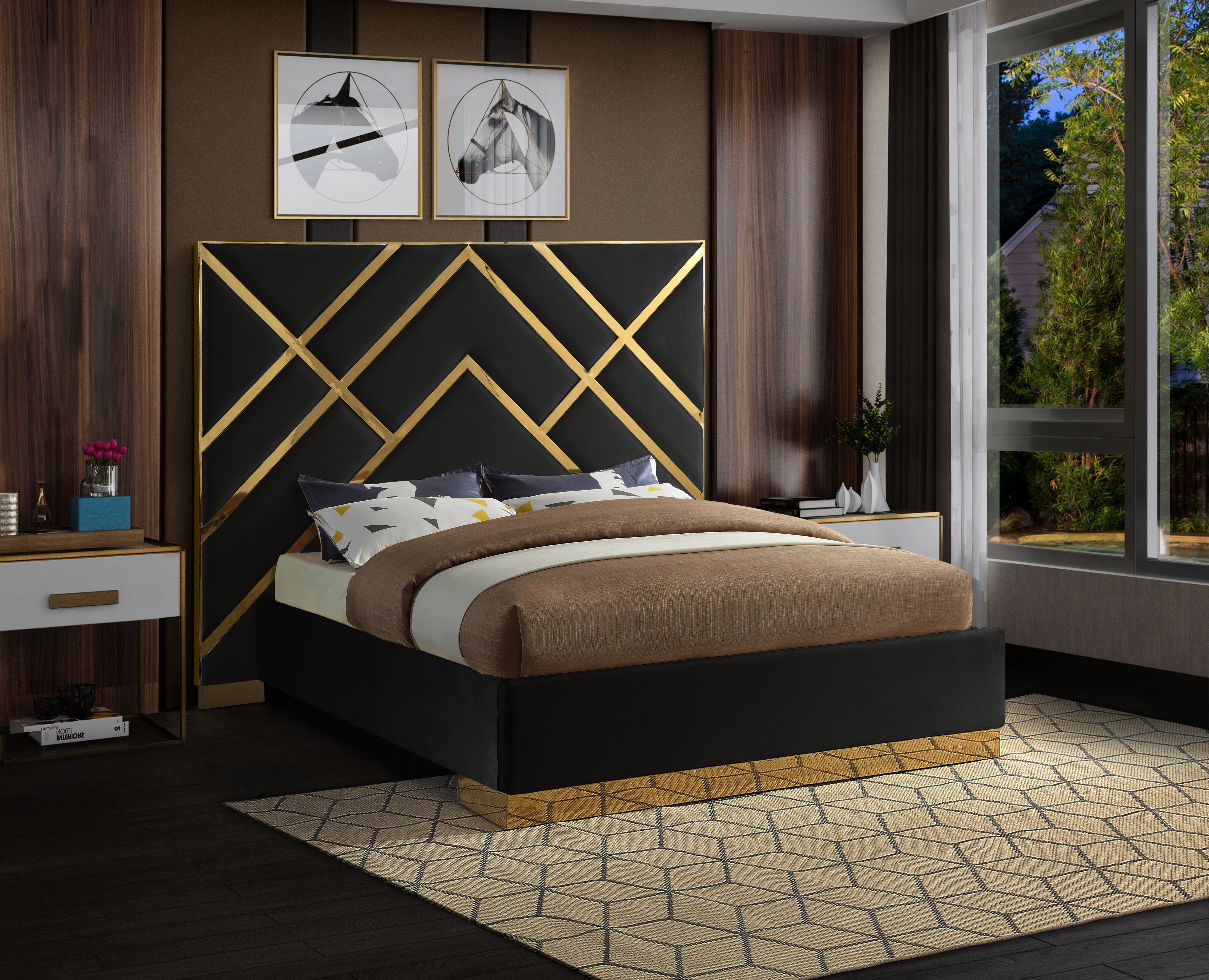 Vector - King Bed - Black