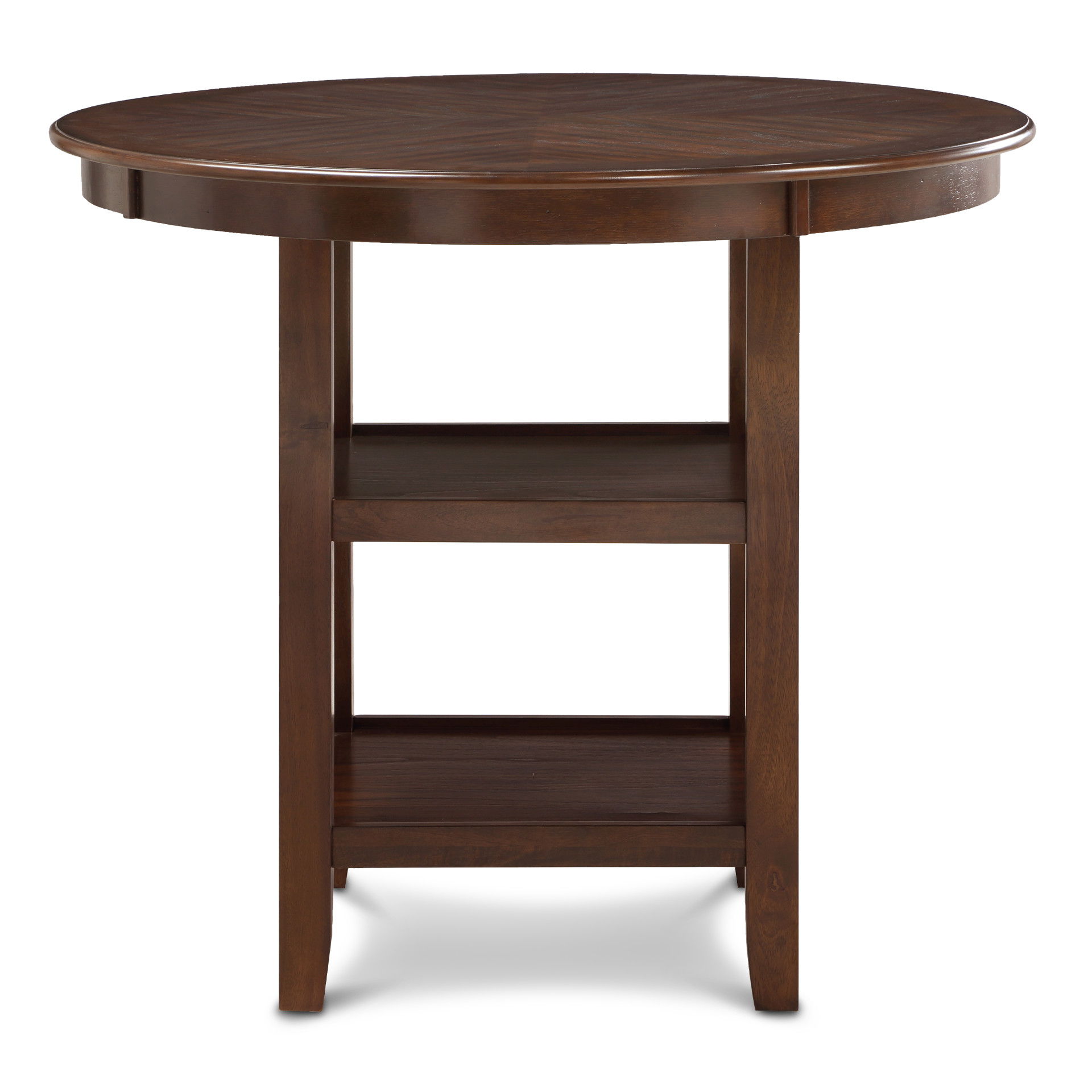 Amy - 5 Piece Counter Dining Set - Cherry, dark brown, view 4