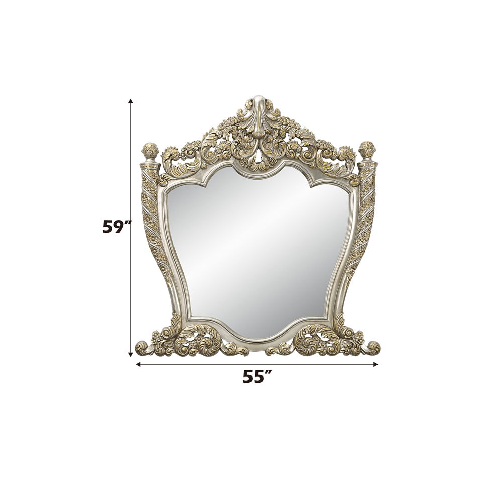 Danae - Mirror - Champagne & Gold, beige, view 3
