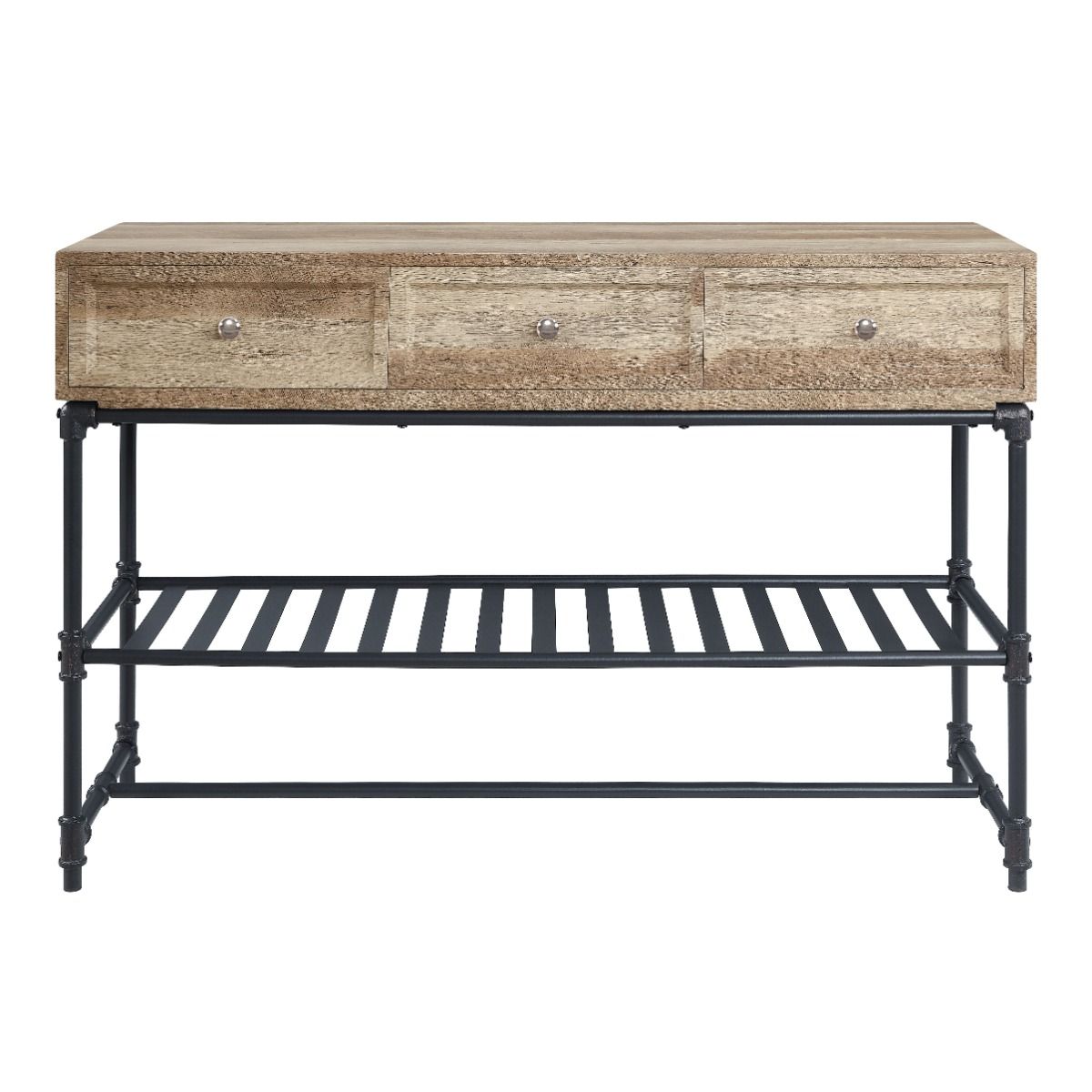 Brantley II - Sofa Table - Oak & Sandy Black, light brown, view 8