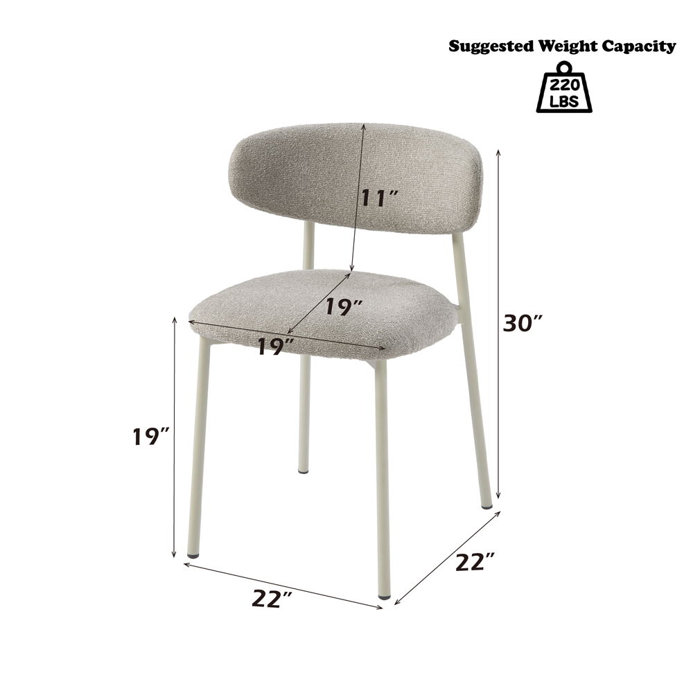 Ingram - Side Chair (Set of 2) - Light Gray, light gray, view 7