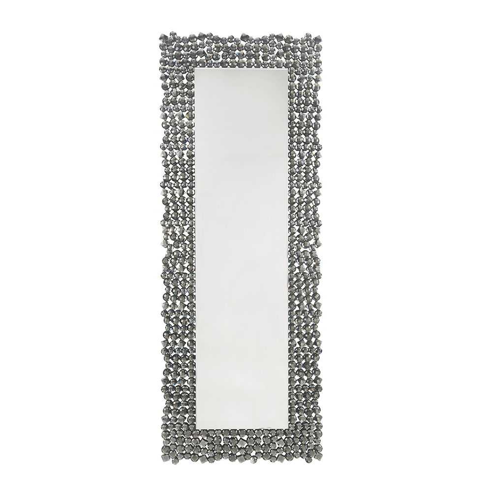 Kachina - 63" Accent Mirror - Mirrored & Faux Gems, silver