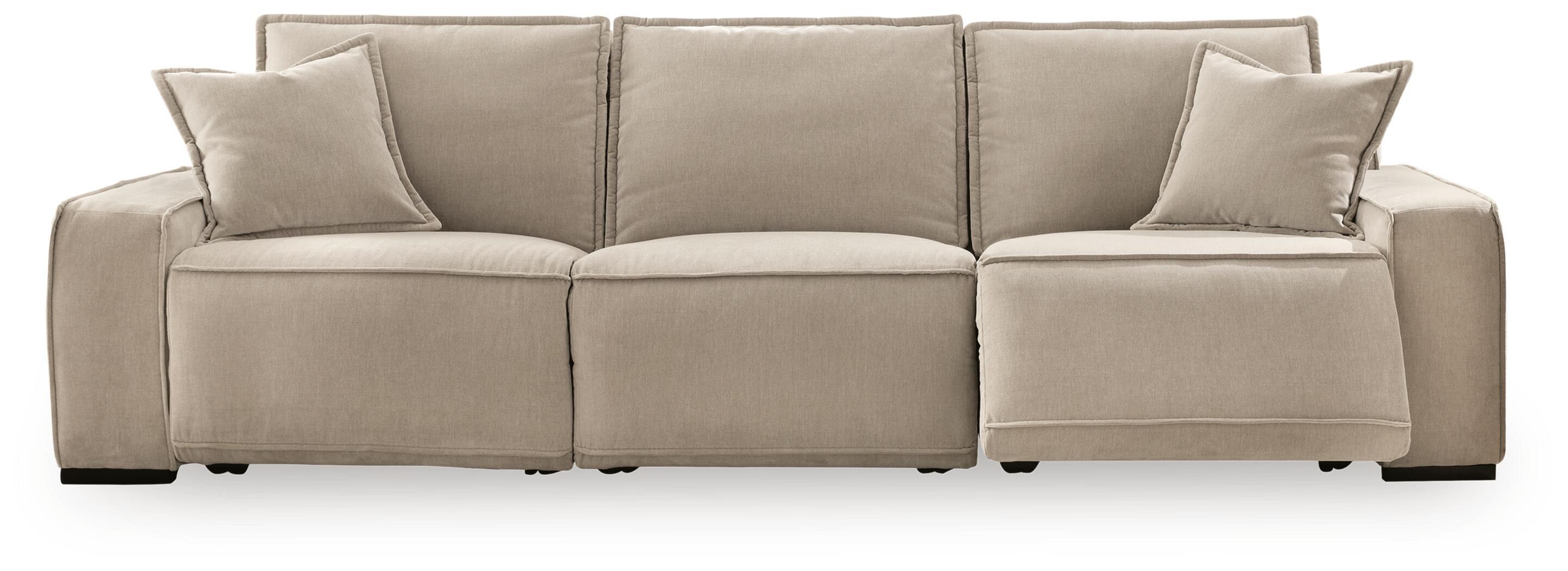 Ashley Furniture Carceri - 3-Piece Power Sectional Reclining Sofa With Armless Power Recliner - Cashmere - Image 5