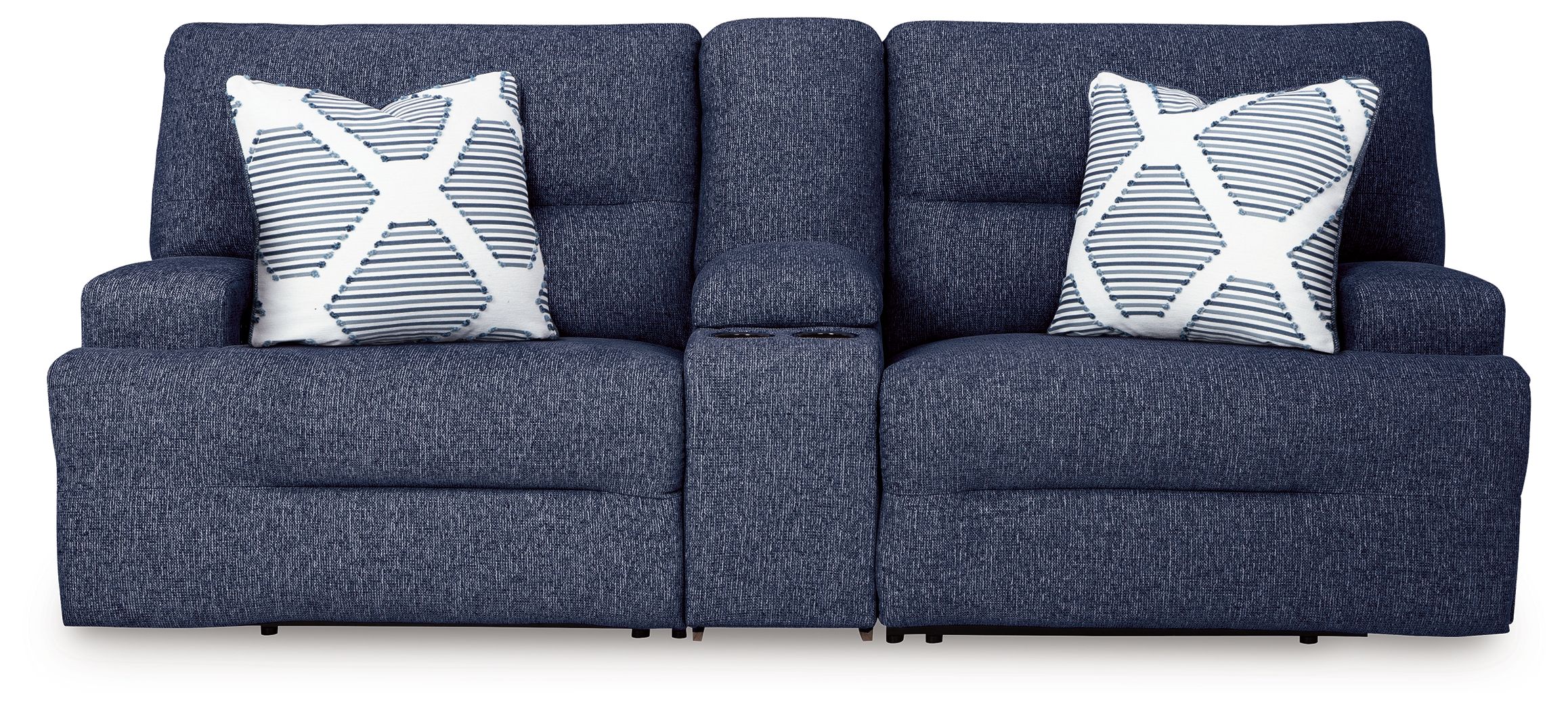 3 Pc · Power Reclining Sectional Loveseat With Storage Console