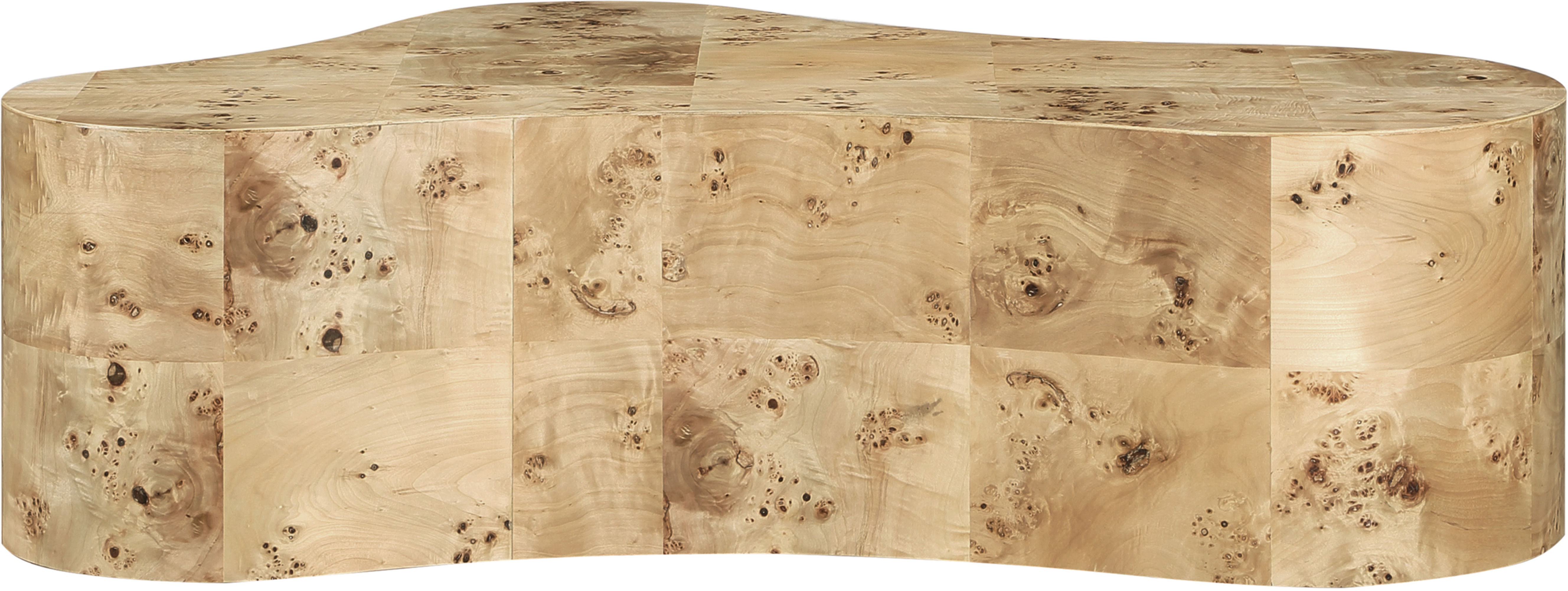 Zaire - Burl Wood Coffee Table - Natural