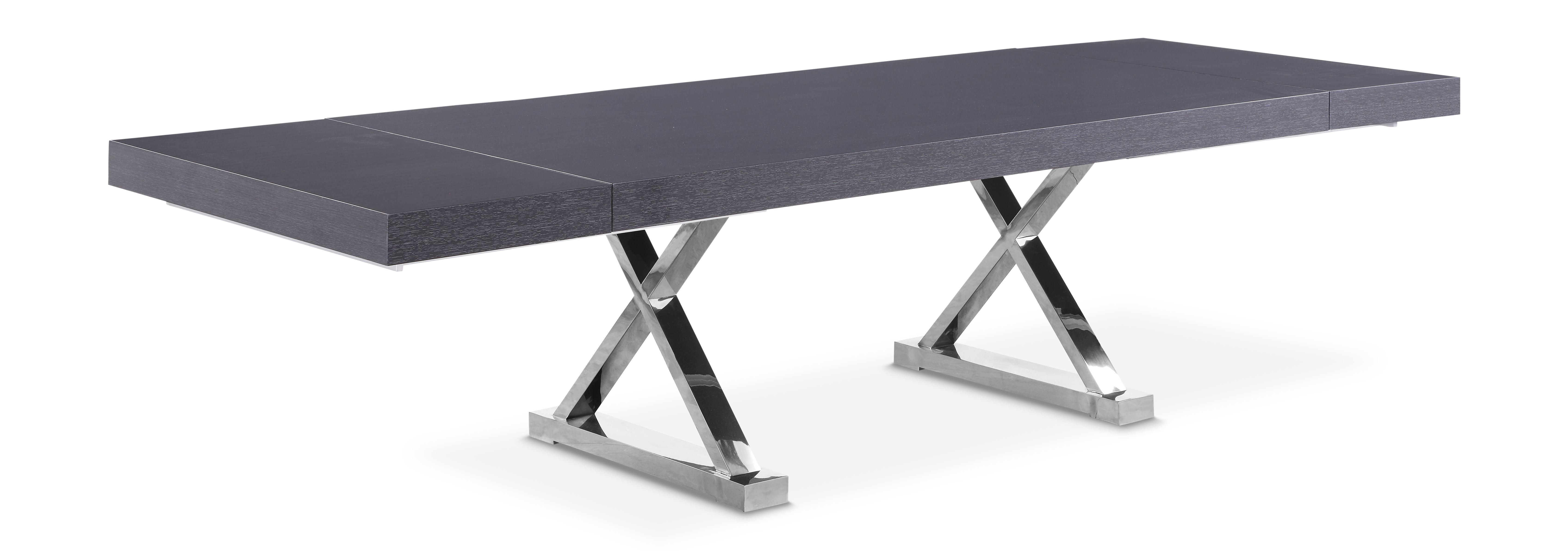 Excel - Extendable Dining Table - Rich Gray Oak - Wood