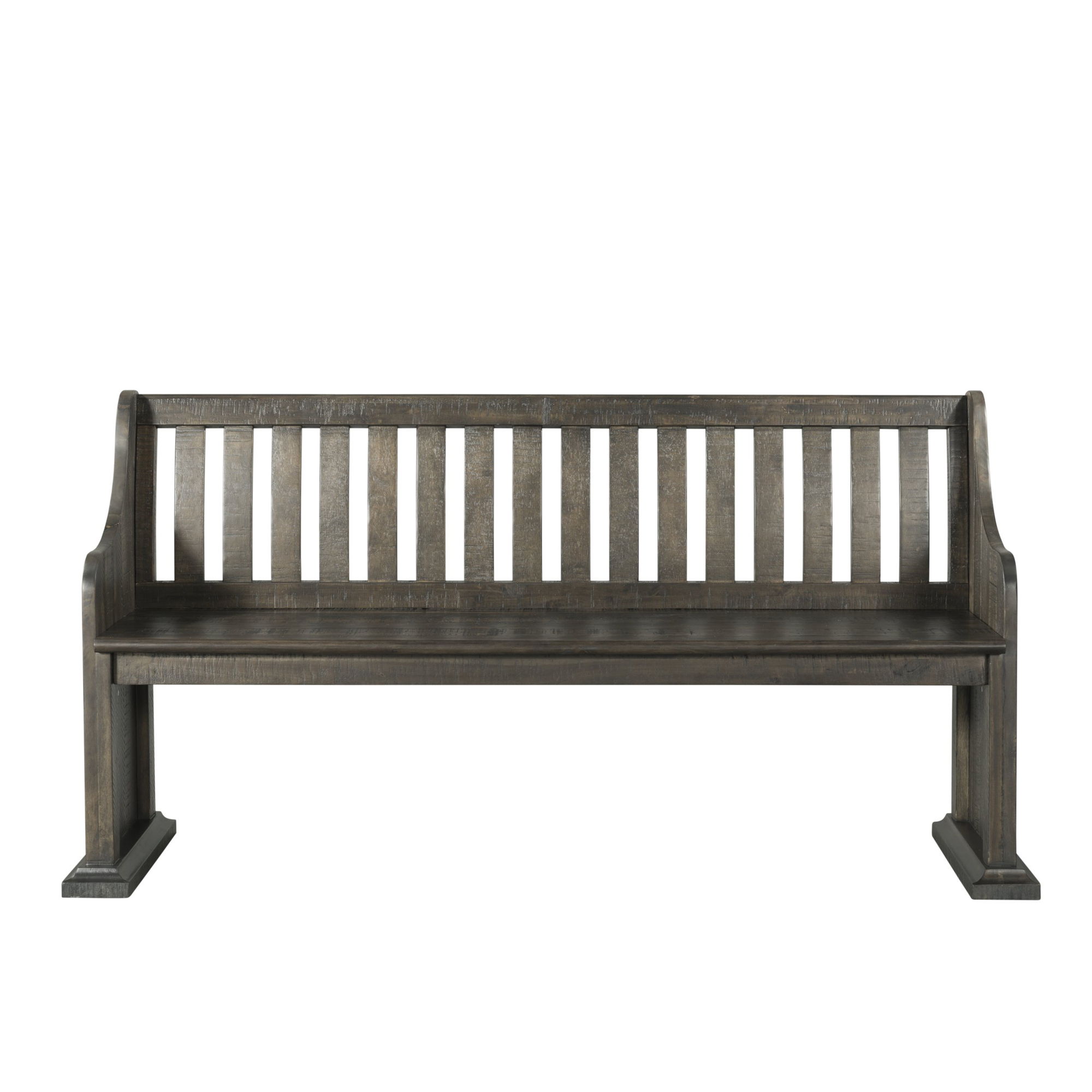 Stone - Pew Bench - Smokey Walnut