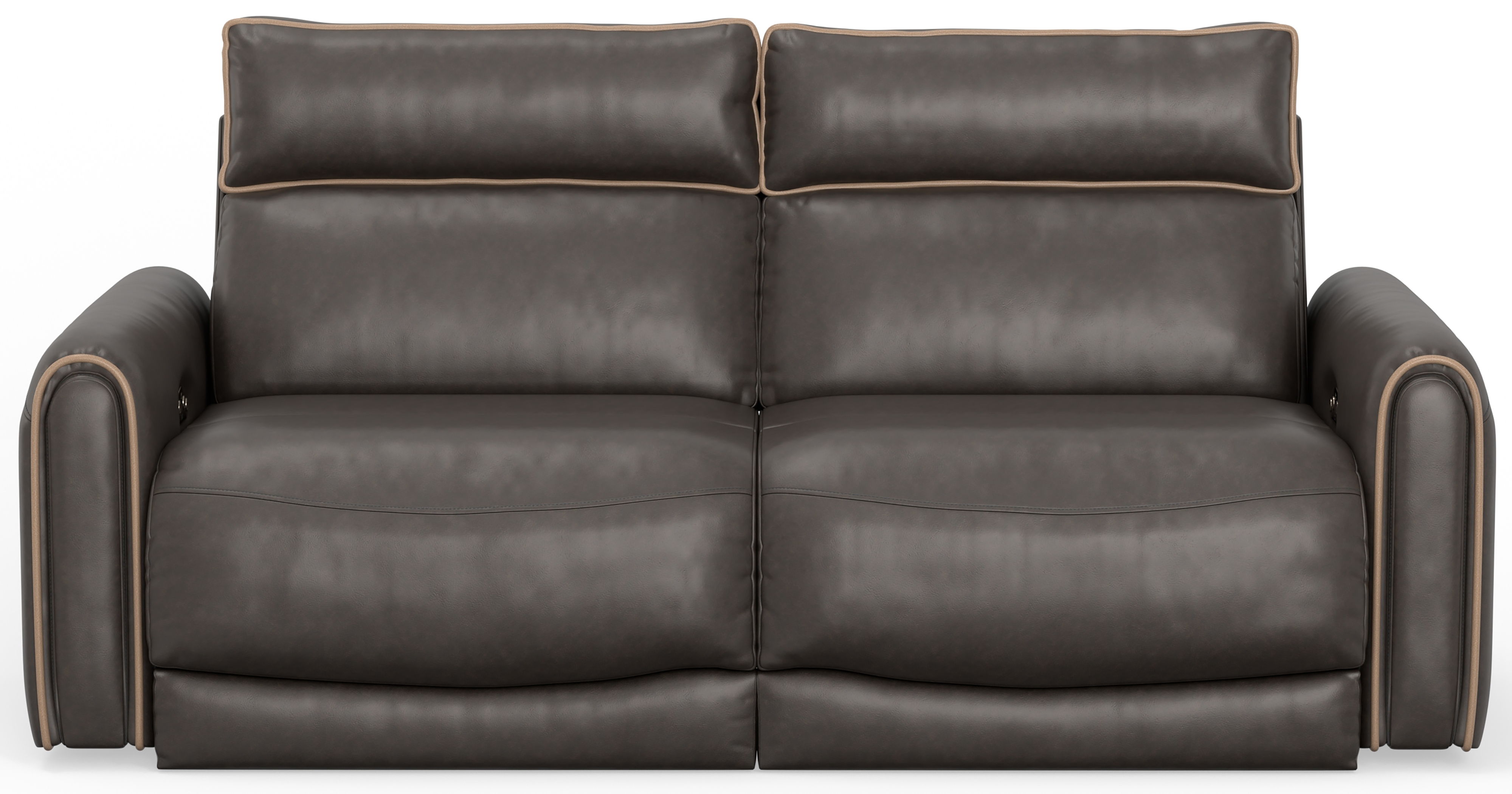 Nico - Power Reclining Sofa With Power Adjustable Headrest - Walnut