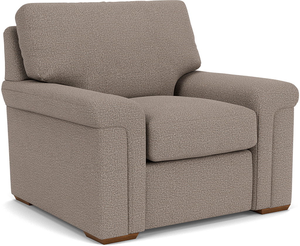 Blanchard - Fabric Chair, dark brown, view 2
